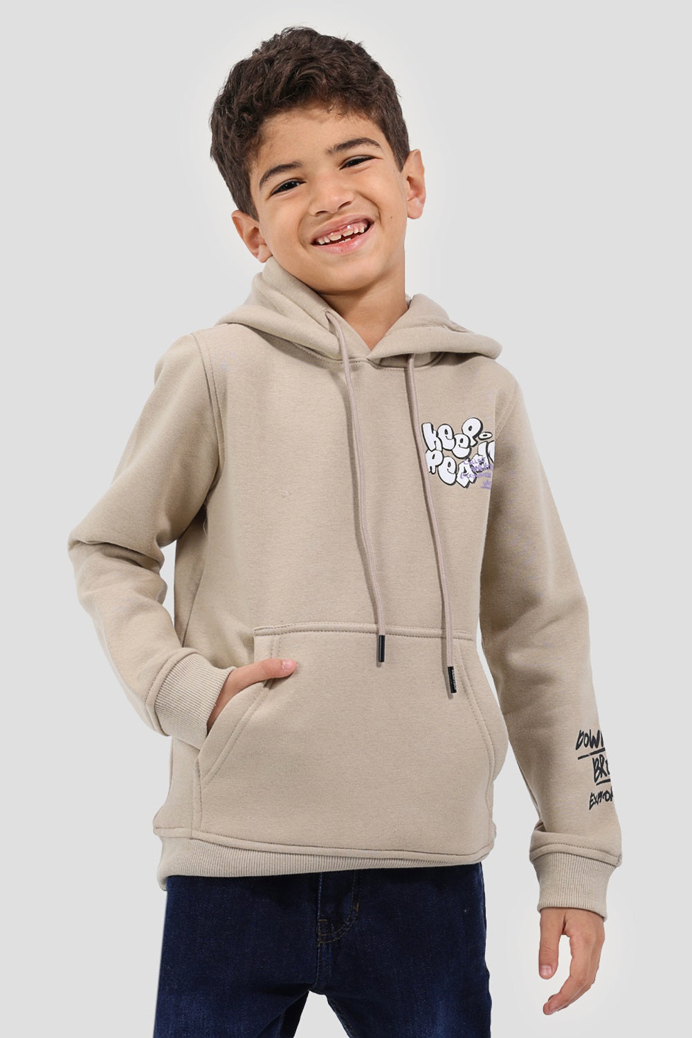 Printed Hoodie Sweatshirt