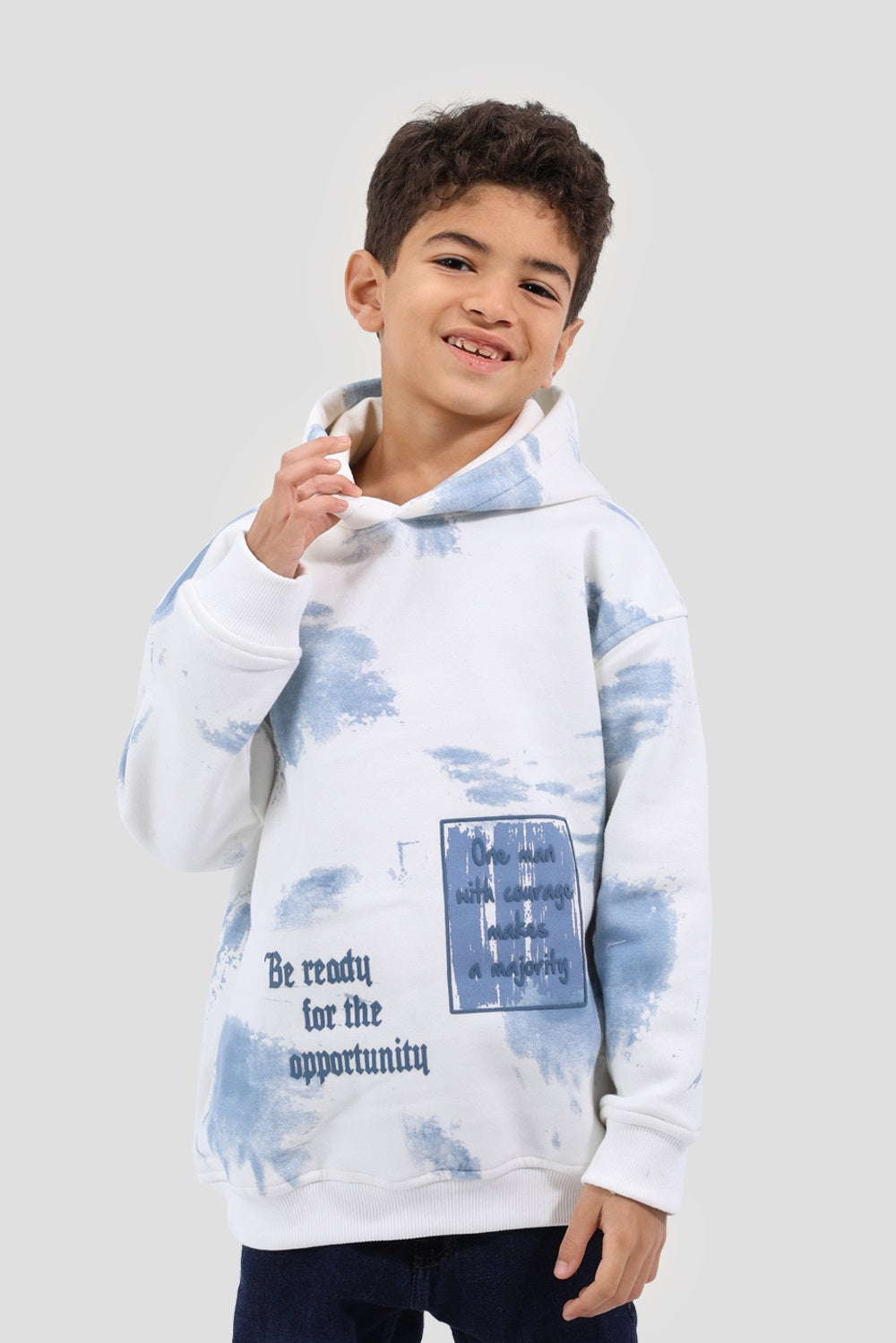 Printed Hoodie Sweatshirt