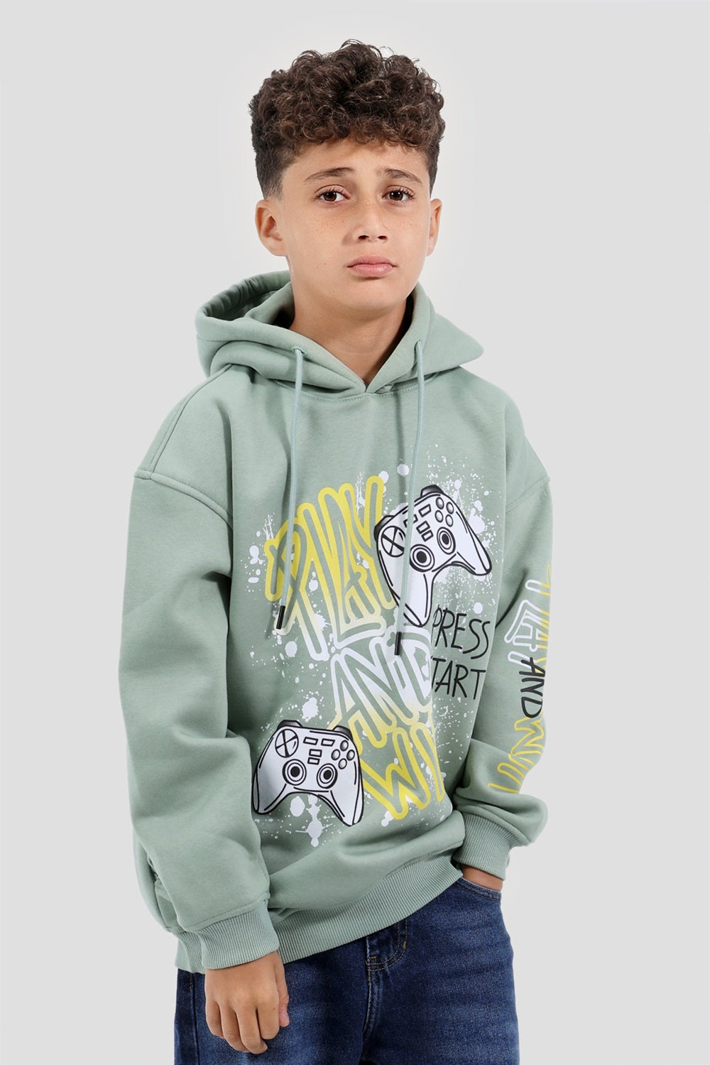 Printed Hoodie Sweatshirt