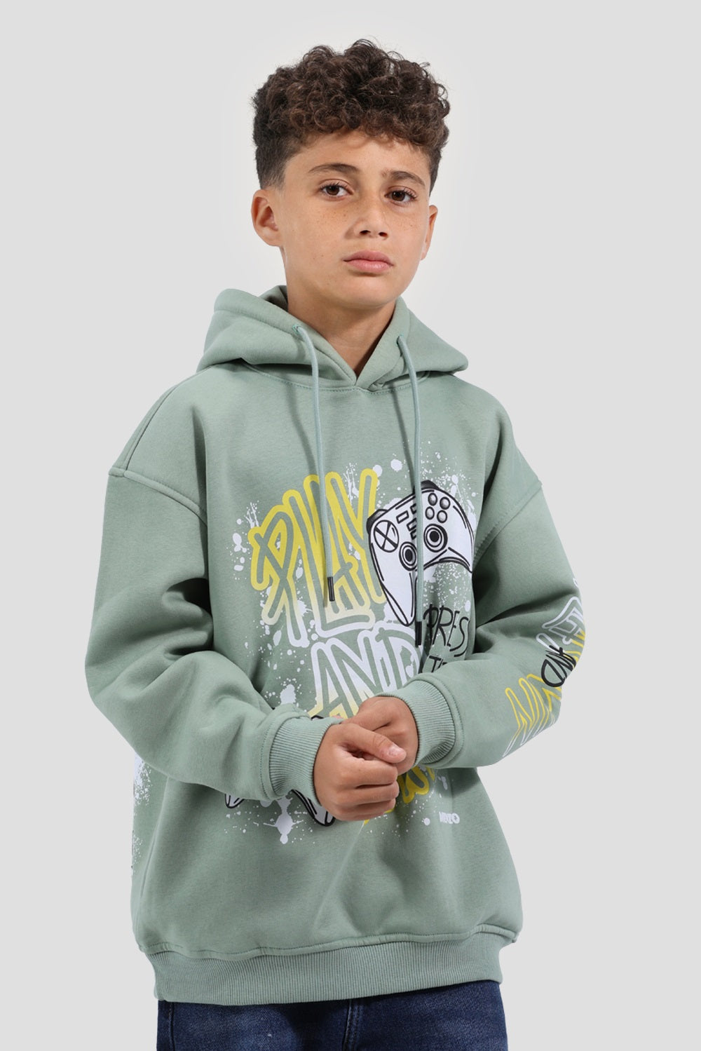 Printed Hoodie Sweatshirt