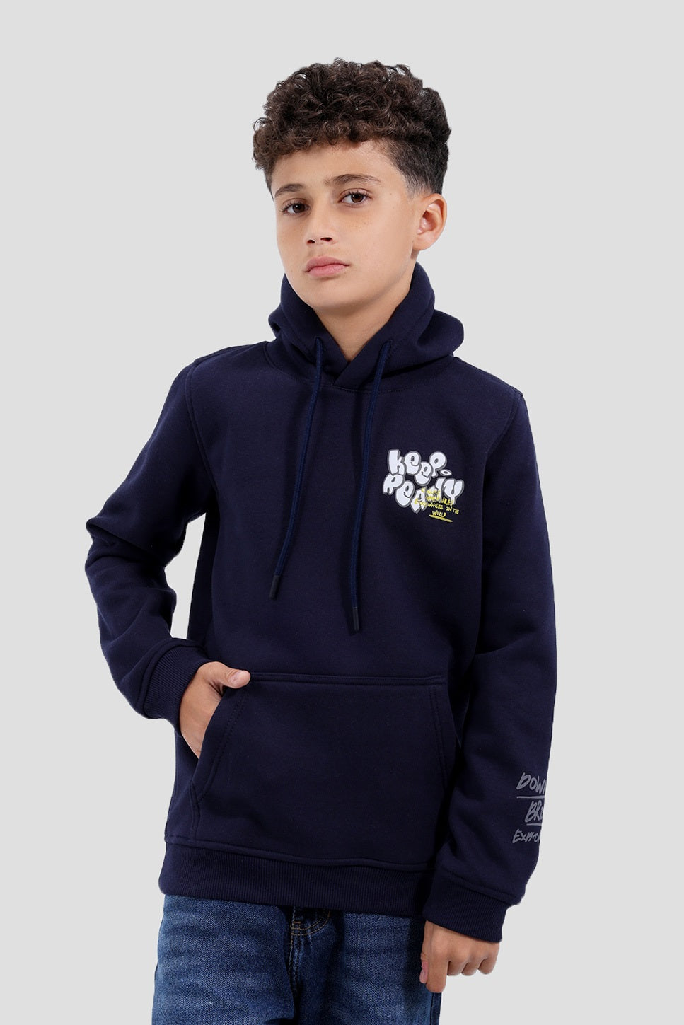 Printed Hoodie Sweatshirt