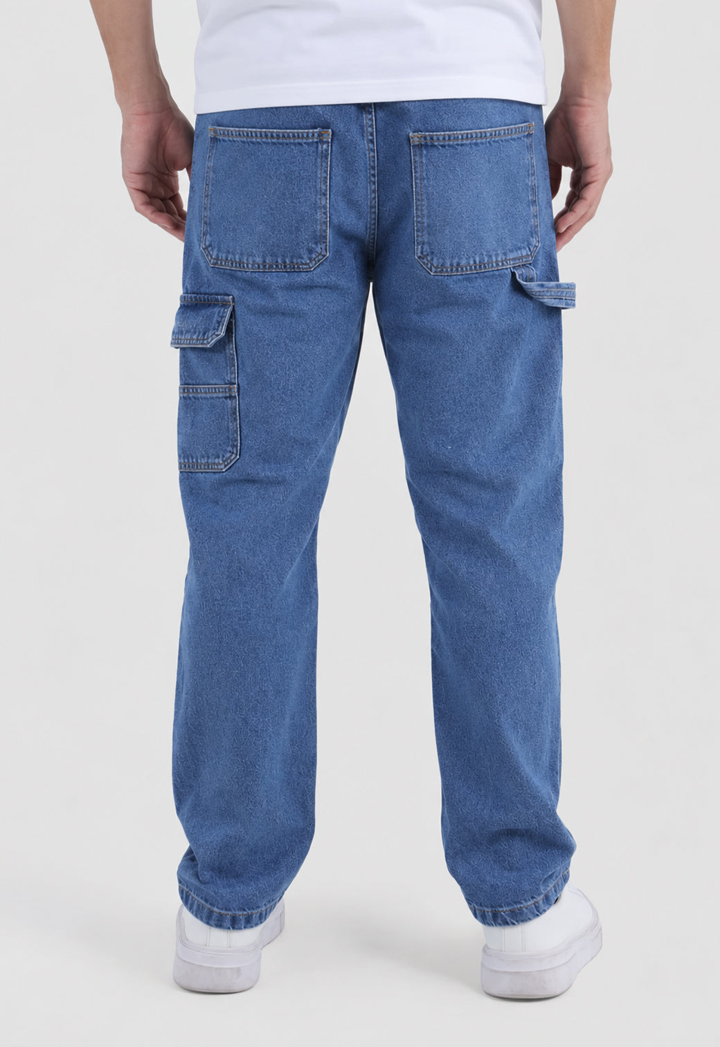 Cargo Fit Denim Pant