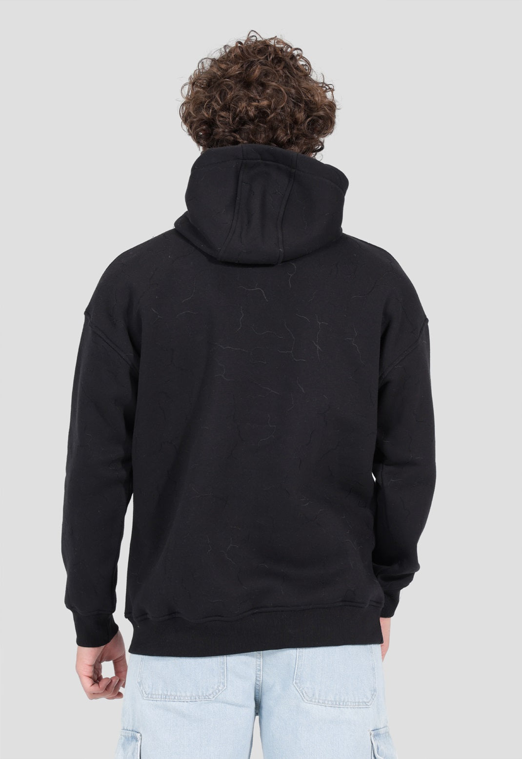 Textured Hoodie Sweatshirts