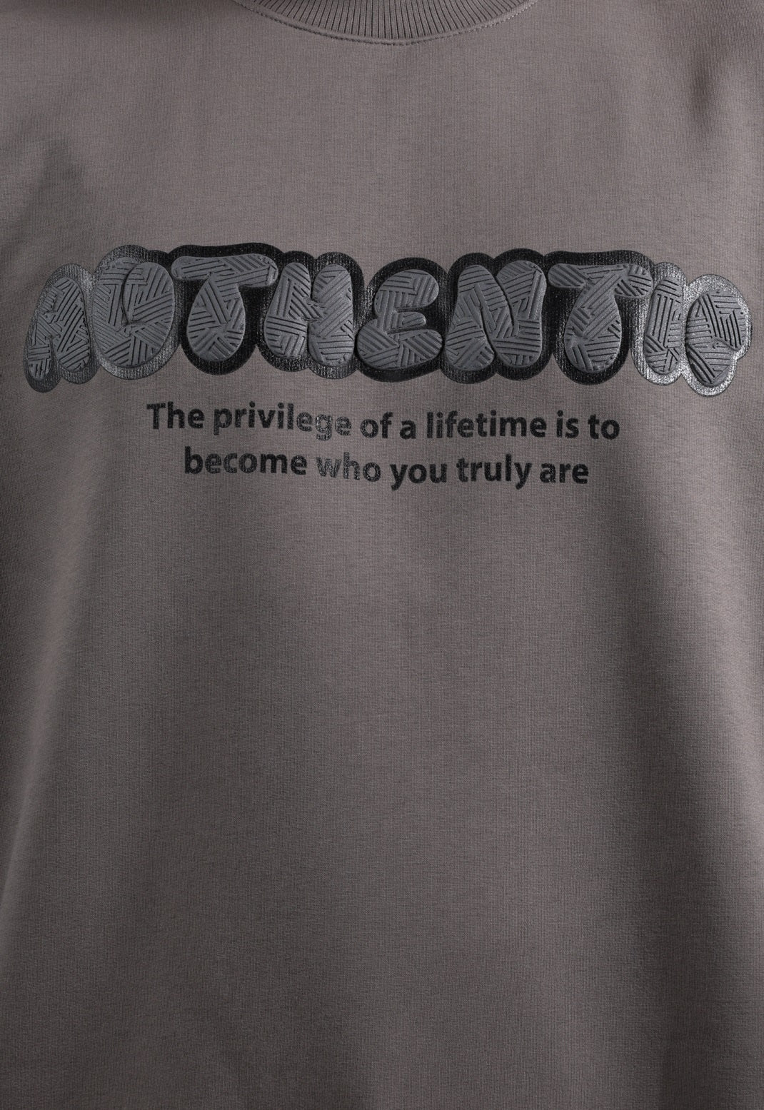 Printed Crew Neck SWEATSHIRT