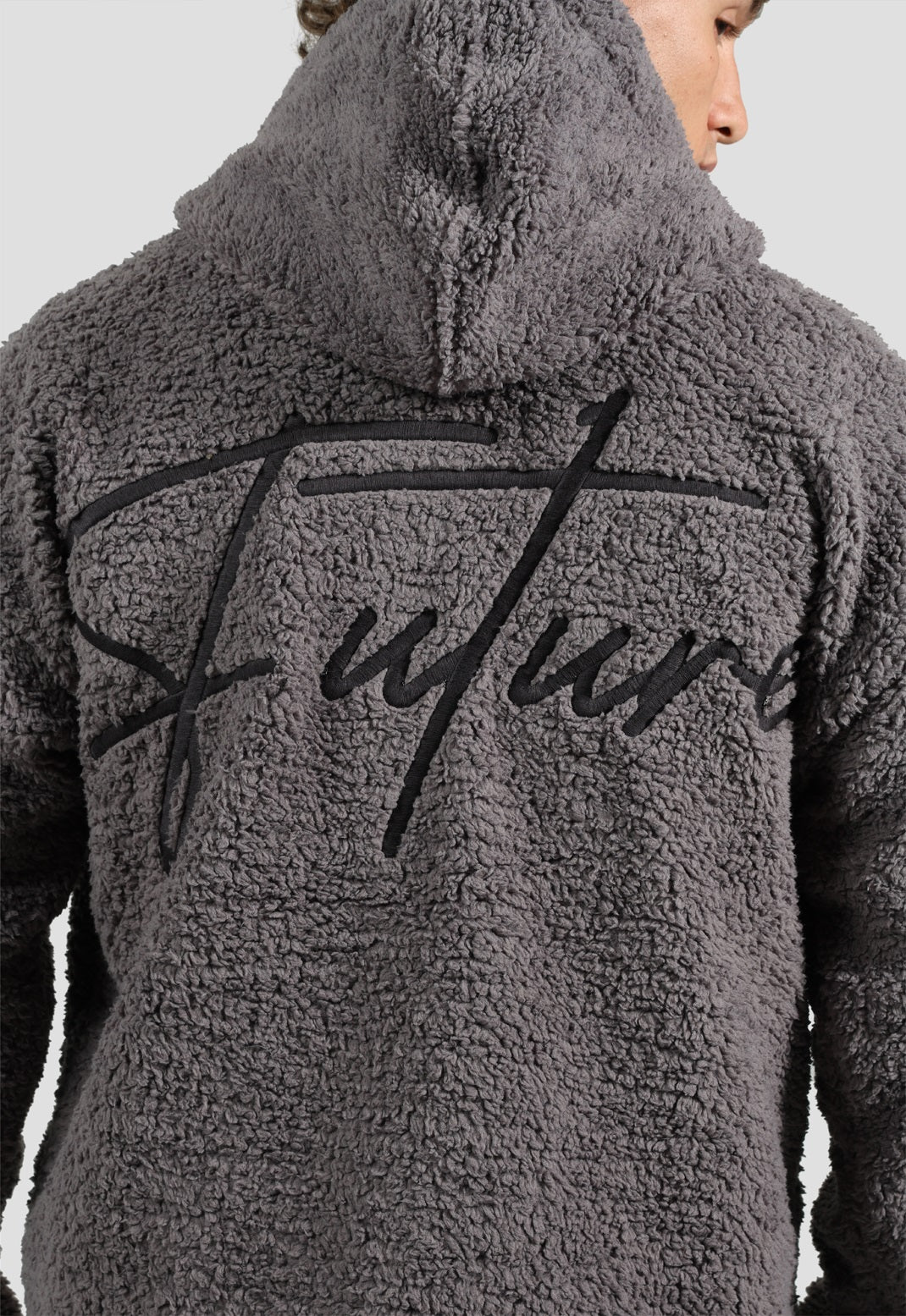 Full Zipper fur Sweatshirt