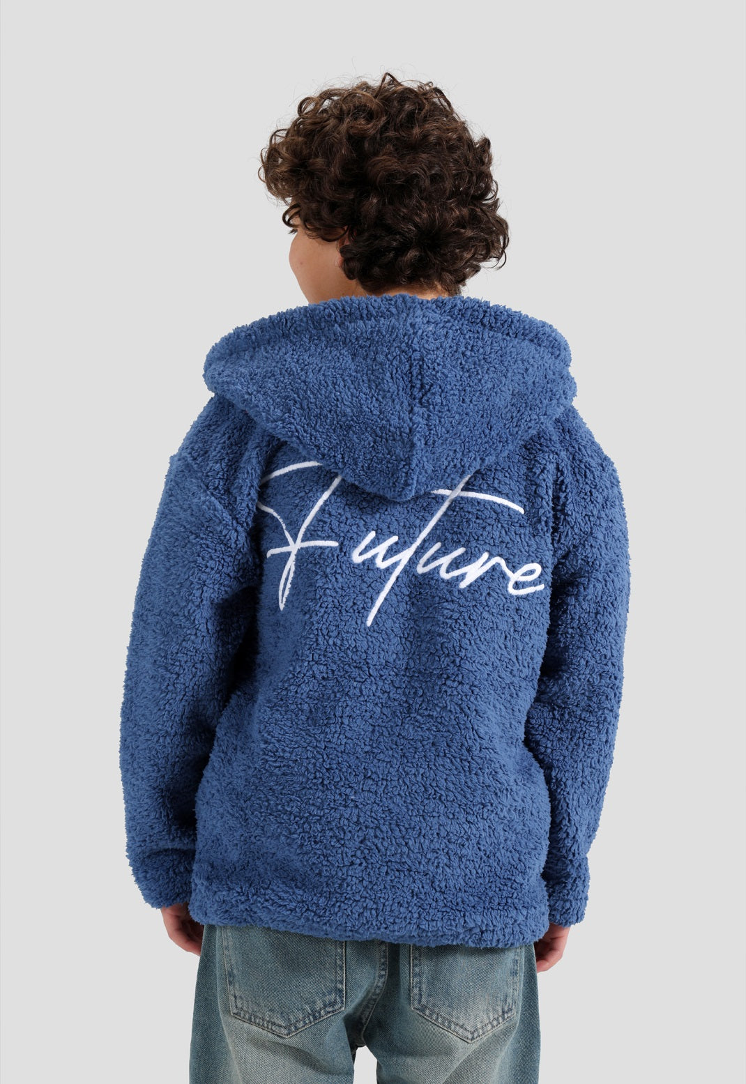 Full Zipper fur Sweatshirt