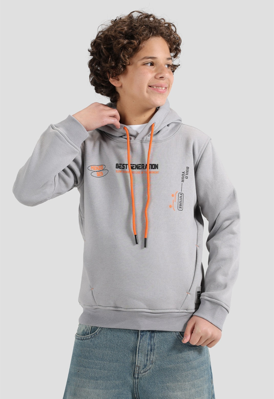 Printed Hoodie Sweatshirt