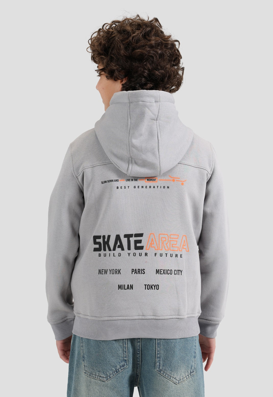 Printed Hoodie Sweatshirt