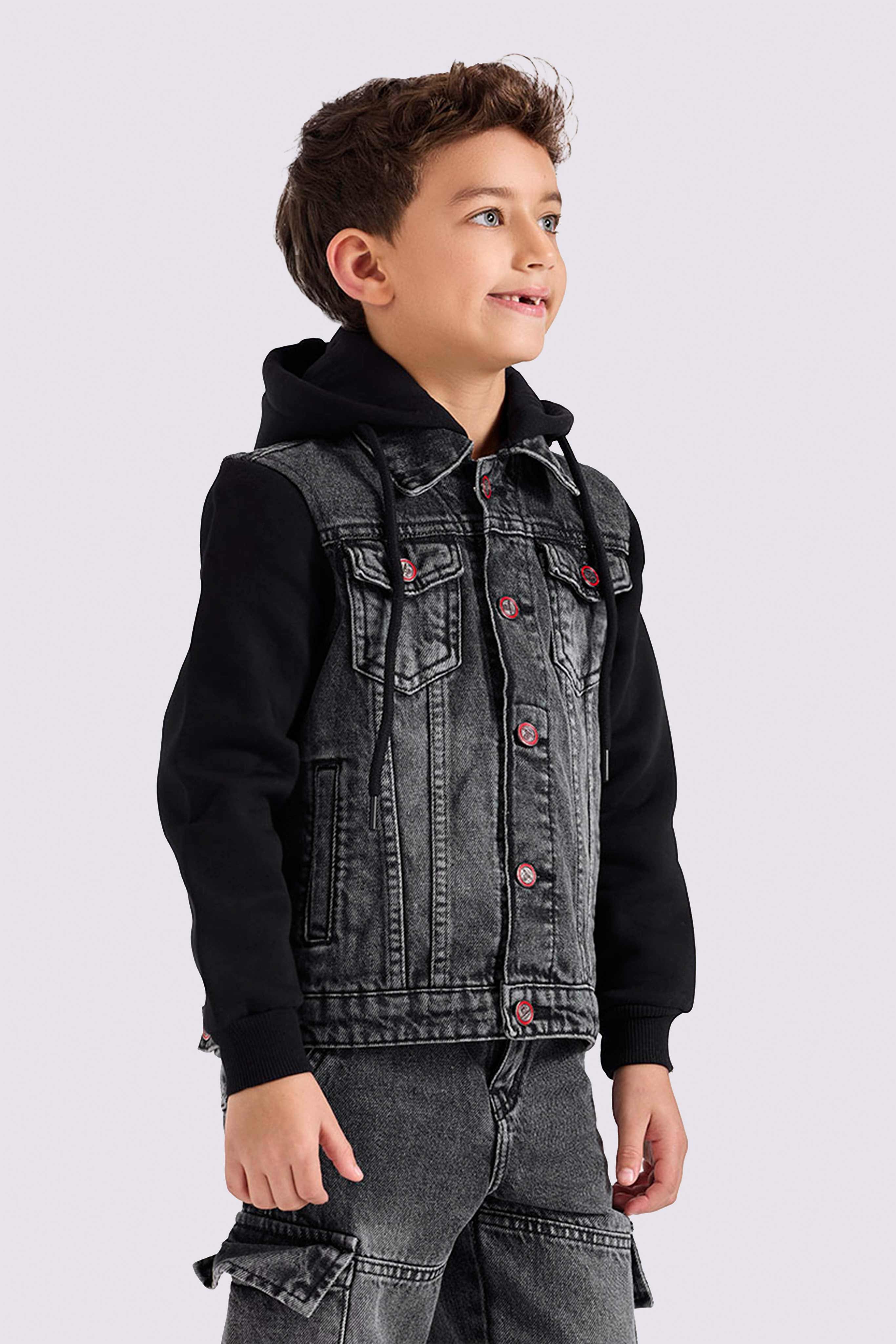 black checked over size shirt jacket