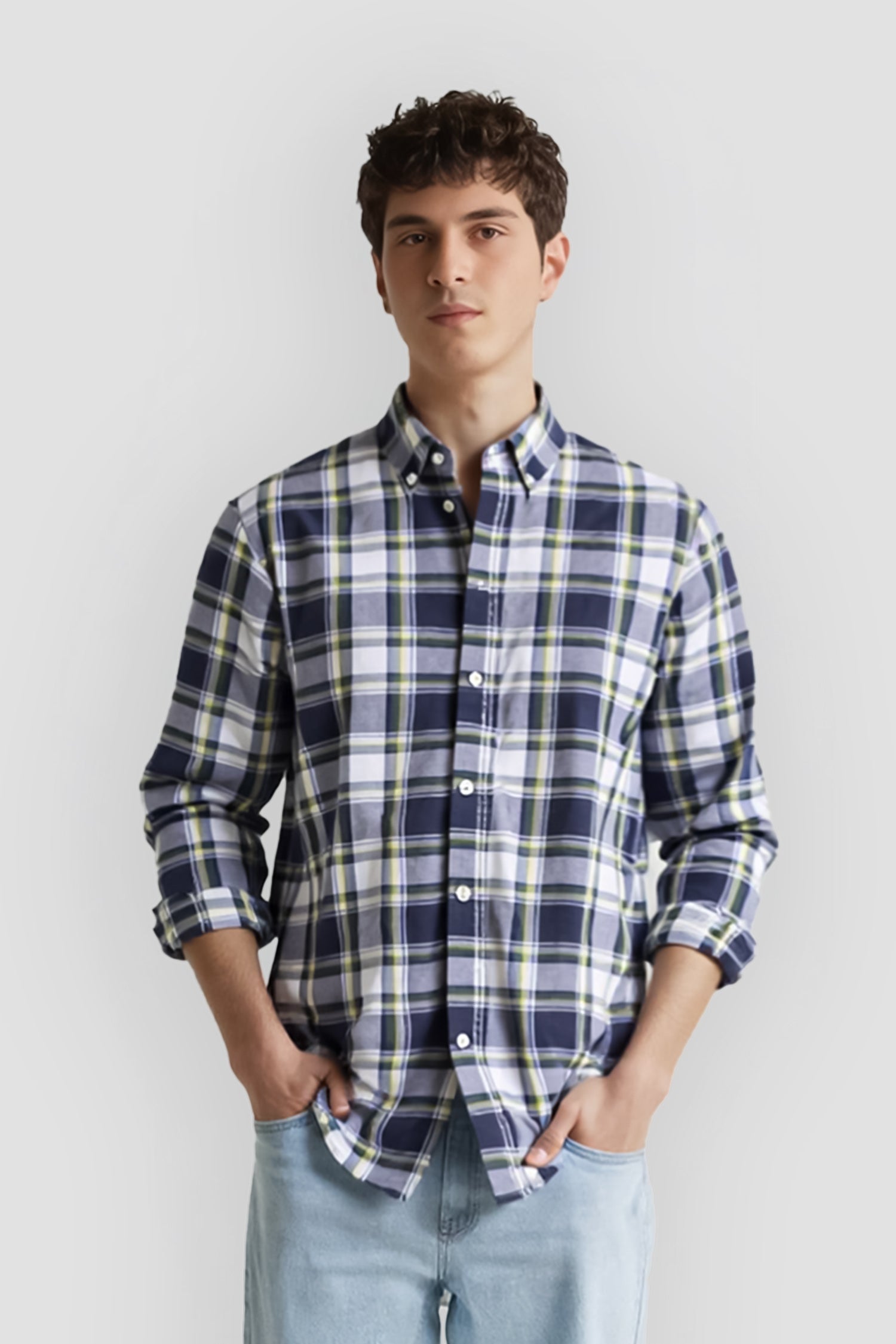 Slim Fit Checked Shirt