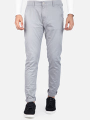 Silver Slim Fit Chino Pants
