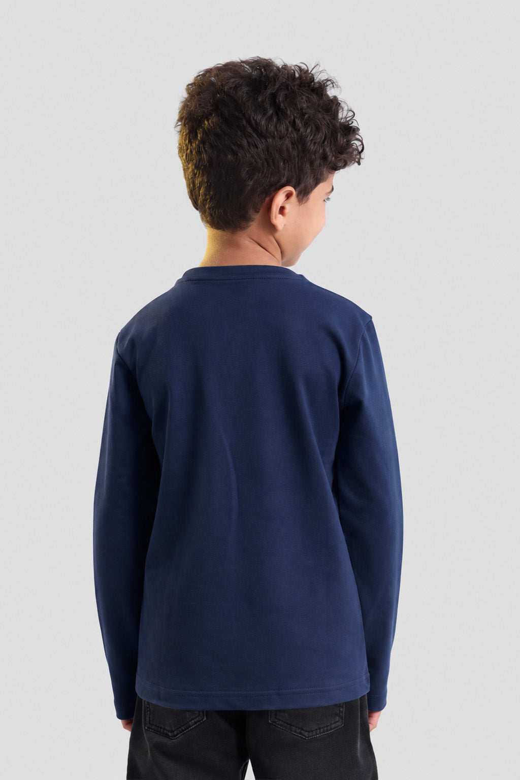 Kids Crew Neck Long T-shirt