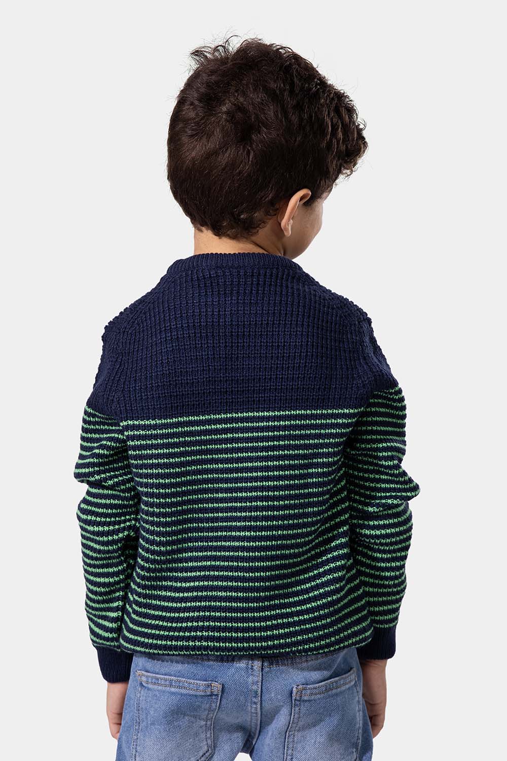 Navy Crew Neck Pullover