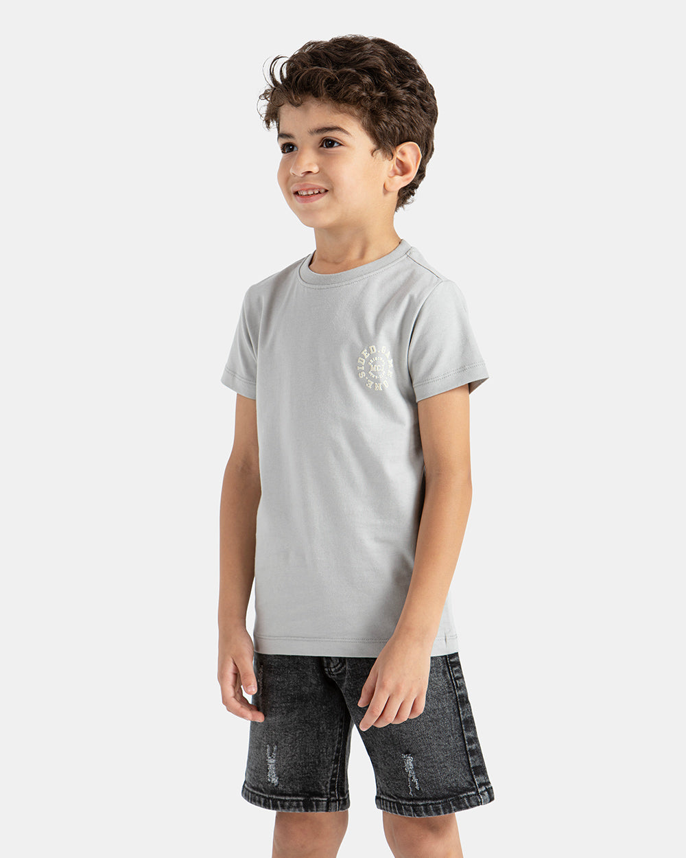 Grey Printed Tshirt