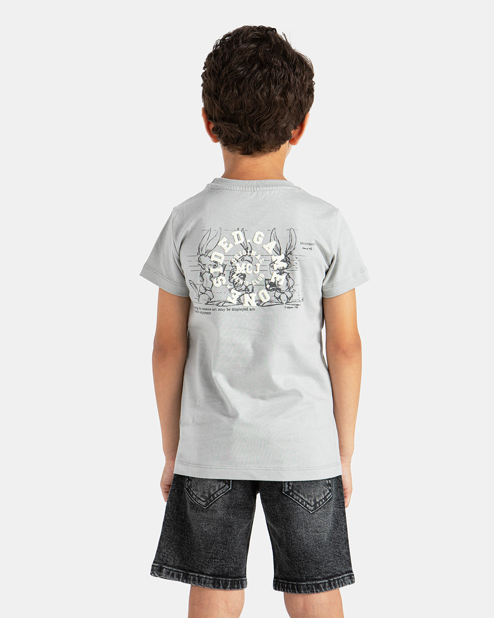 Grey Printed Tshirt