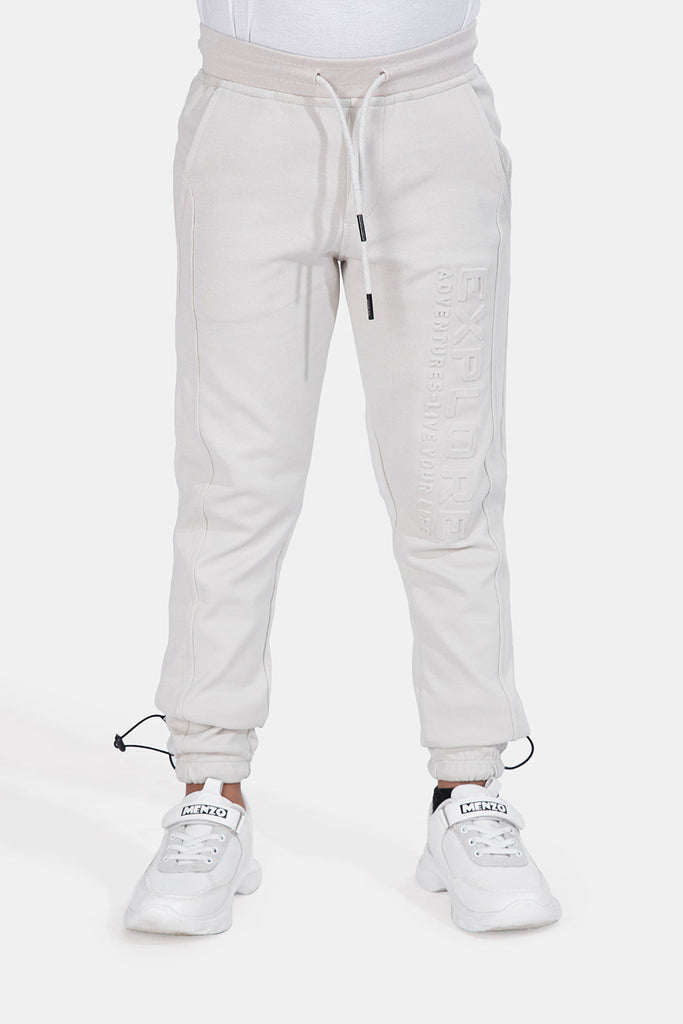 Beige Slim Fit Sweatpants