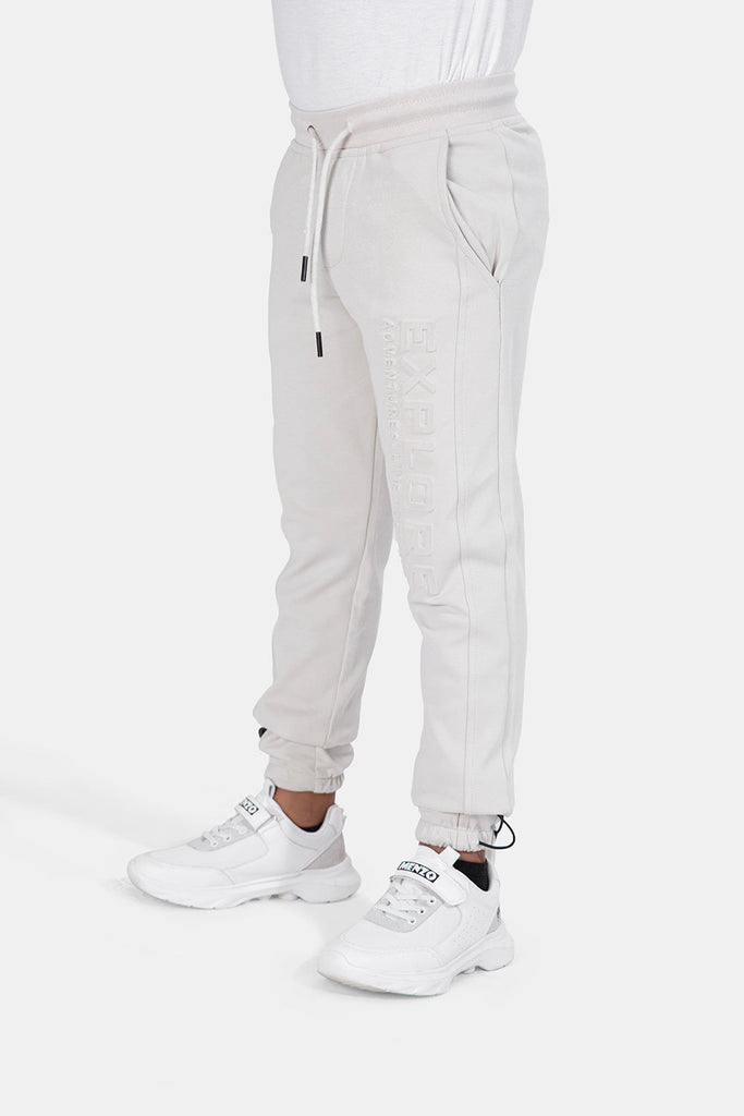 Beige Slim Fit Sweatpants