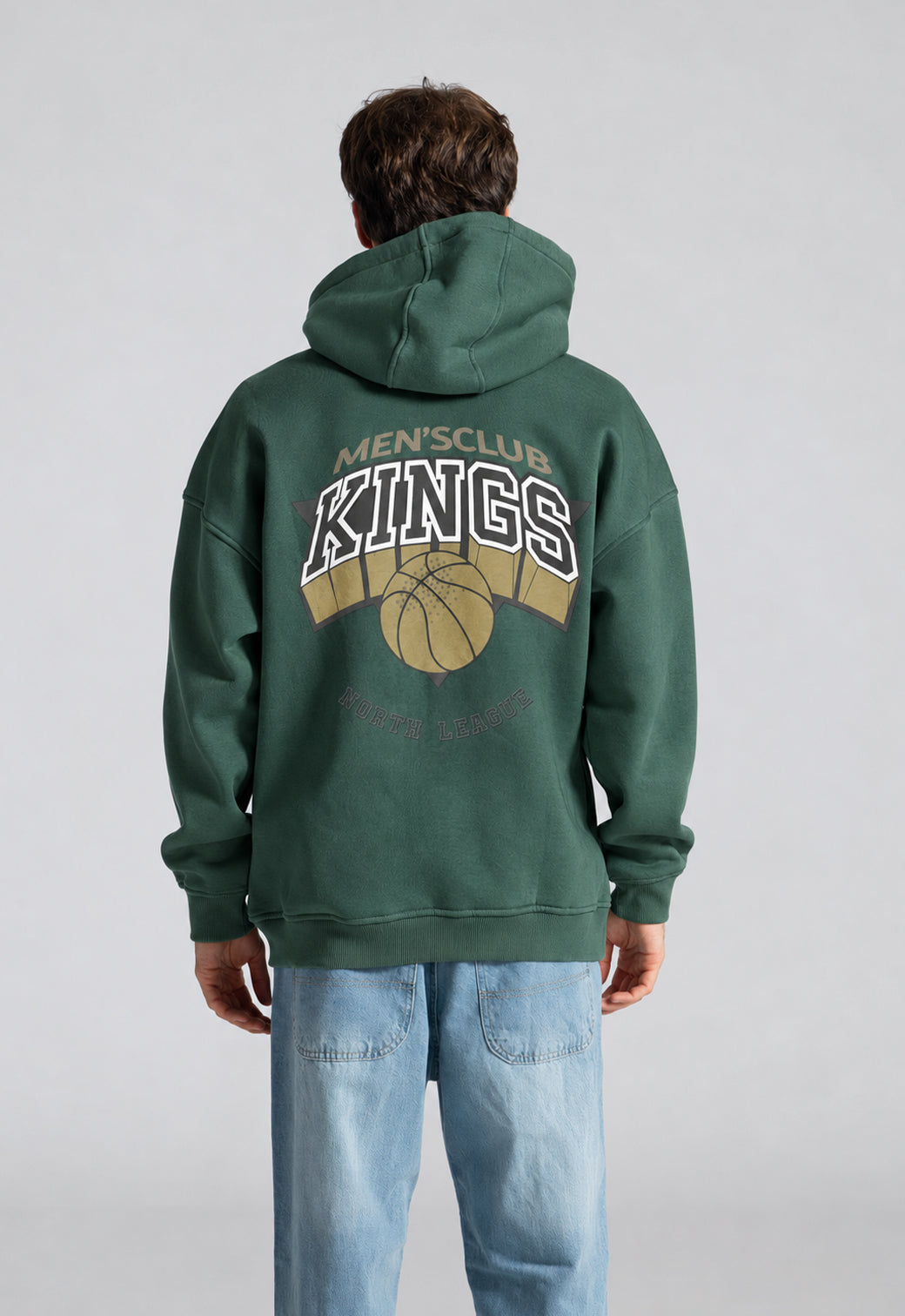 Over Size Printed Hoodie Sweatshirt