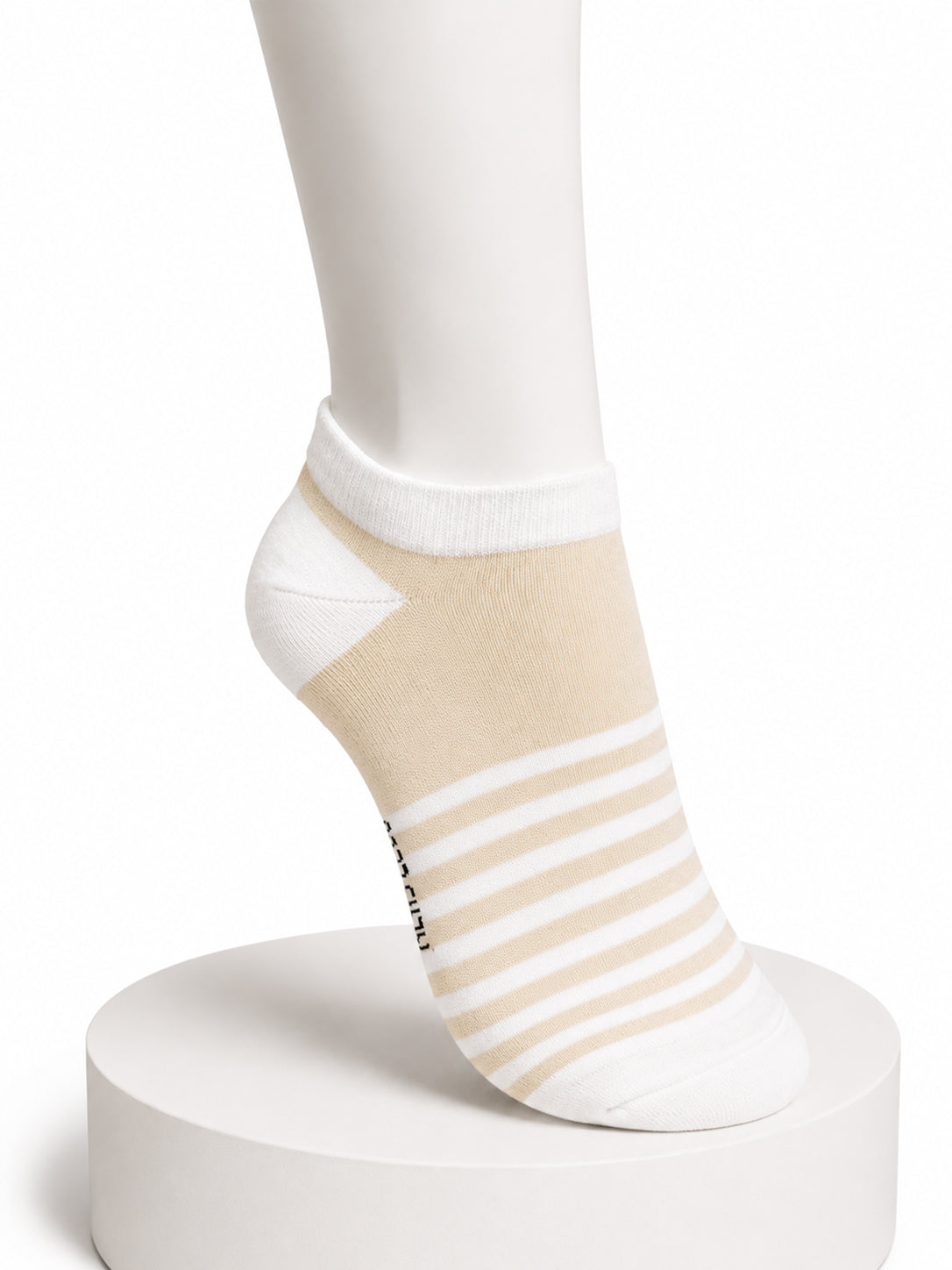 Beige Medium Towel Socks