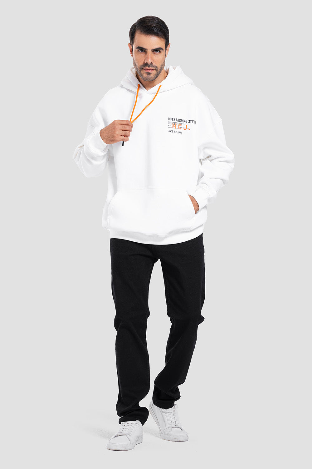 Printed Hoodie Sweatshirt