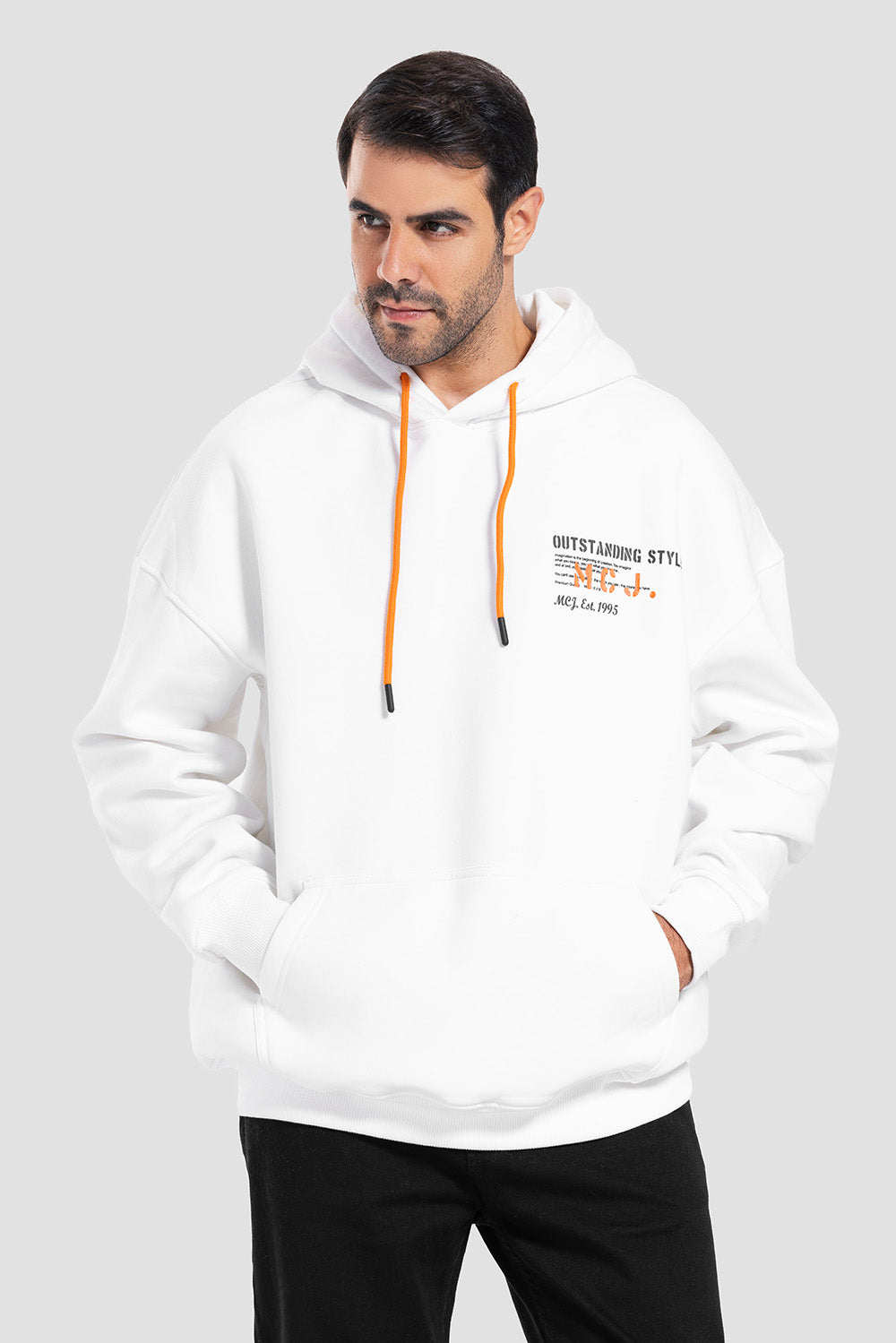 Printed Hoodie Sweatshirt