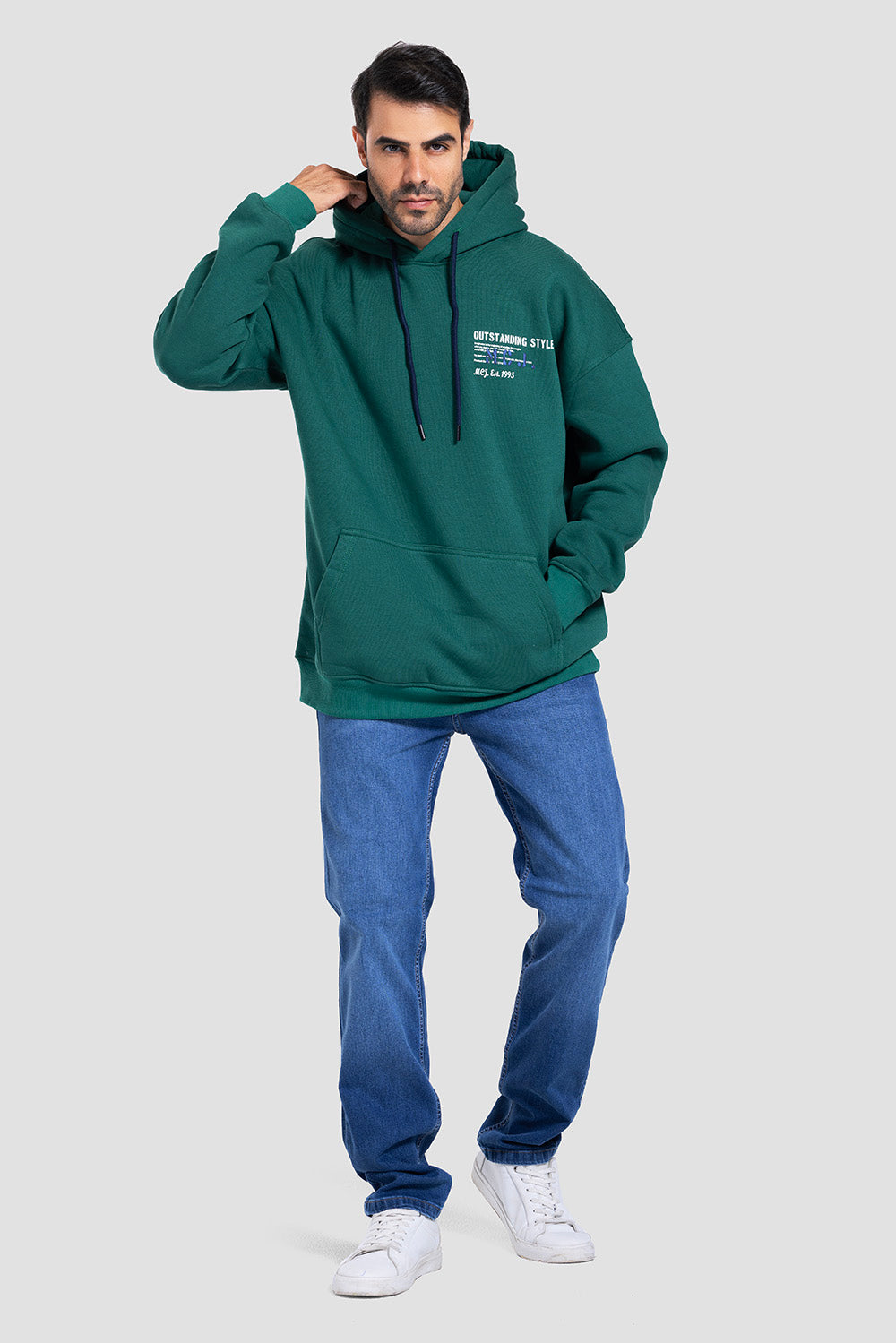 Printed Hoodie Sweatshirt