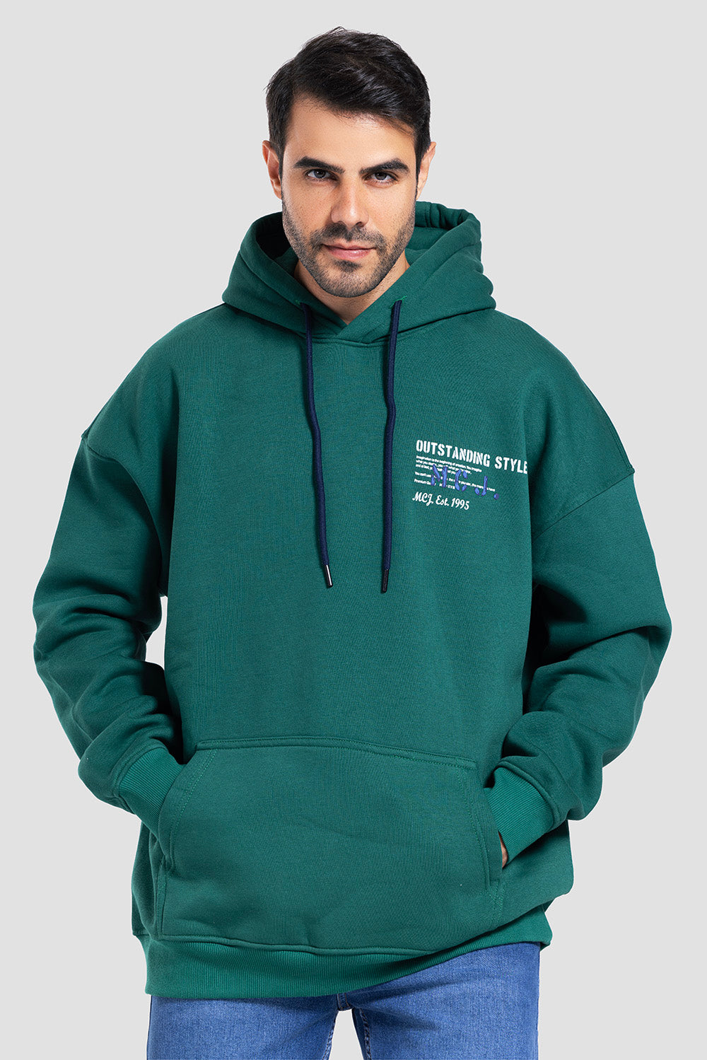 Printed Hoodie Sweatshirt
