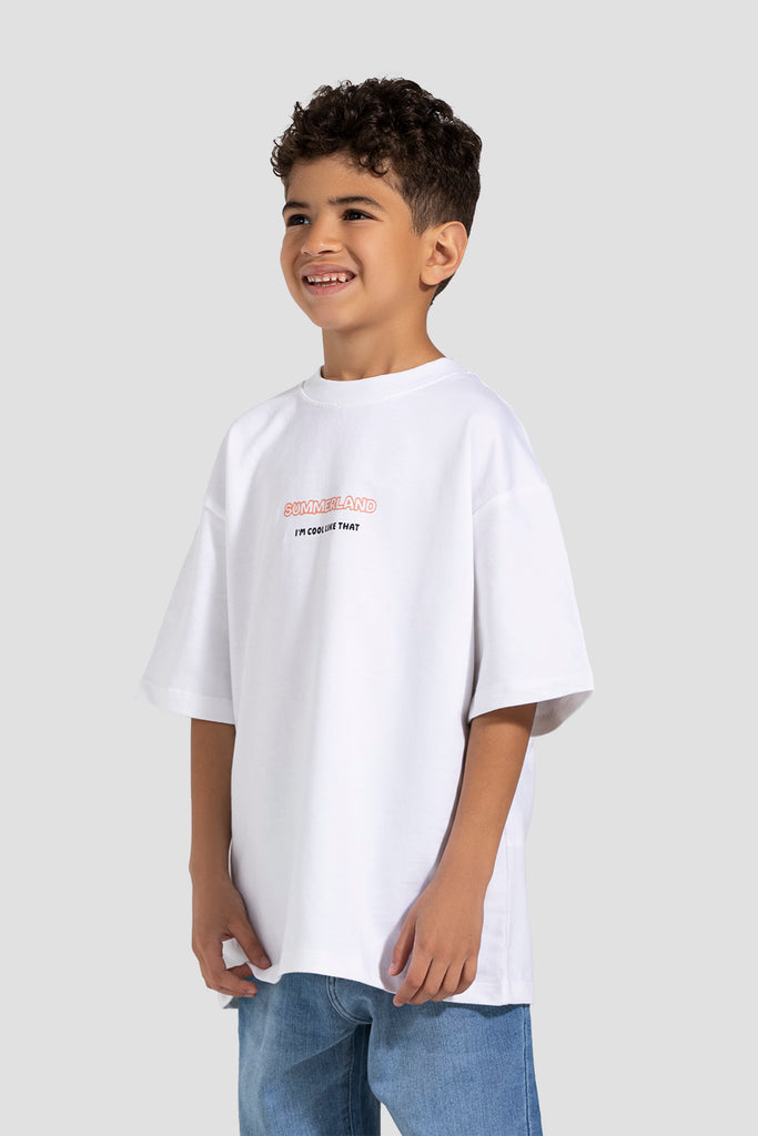 white crew neck t-shirt