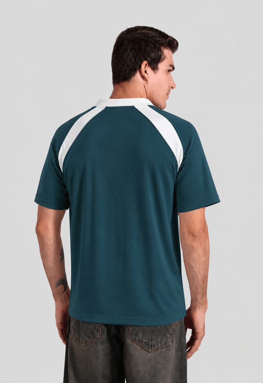 Relaxed Fit Printed Polo Shirt