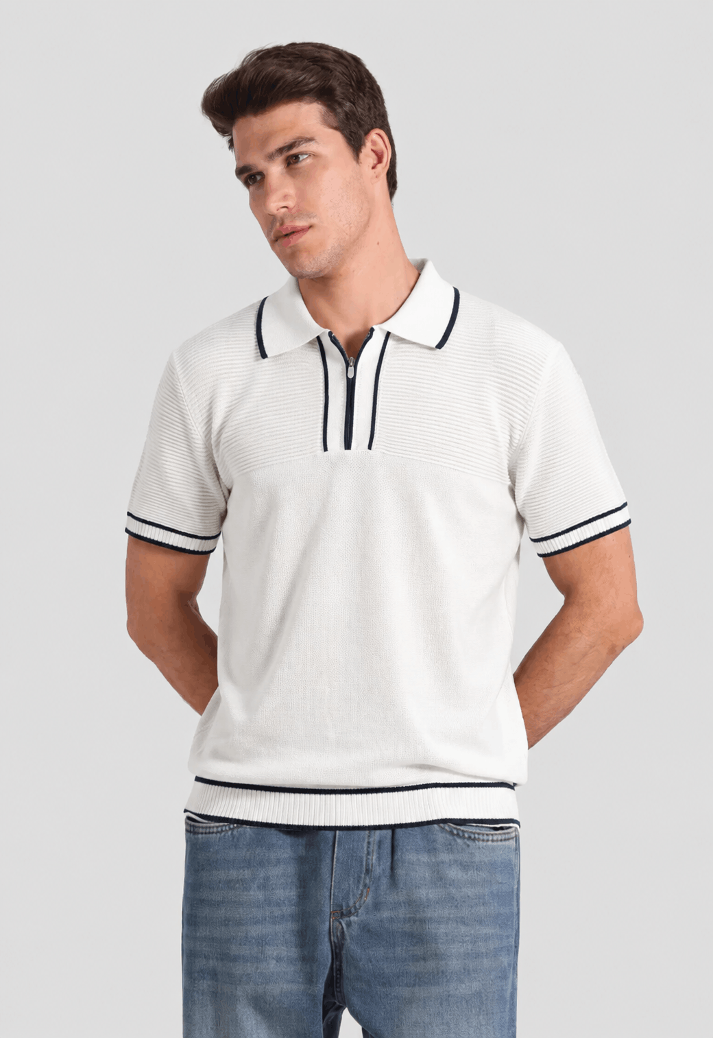 Knitted Polo Shirt