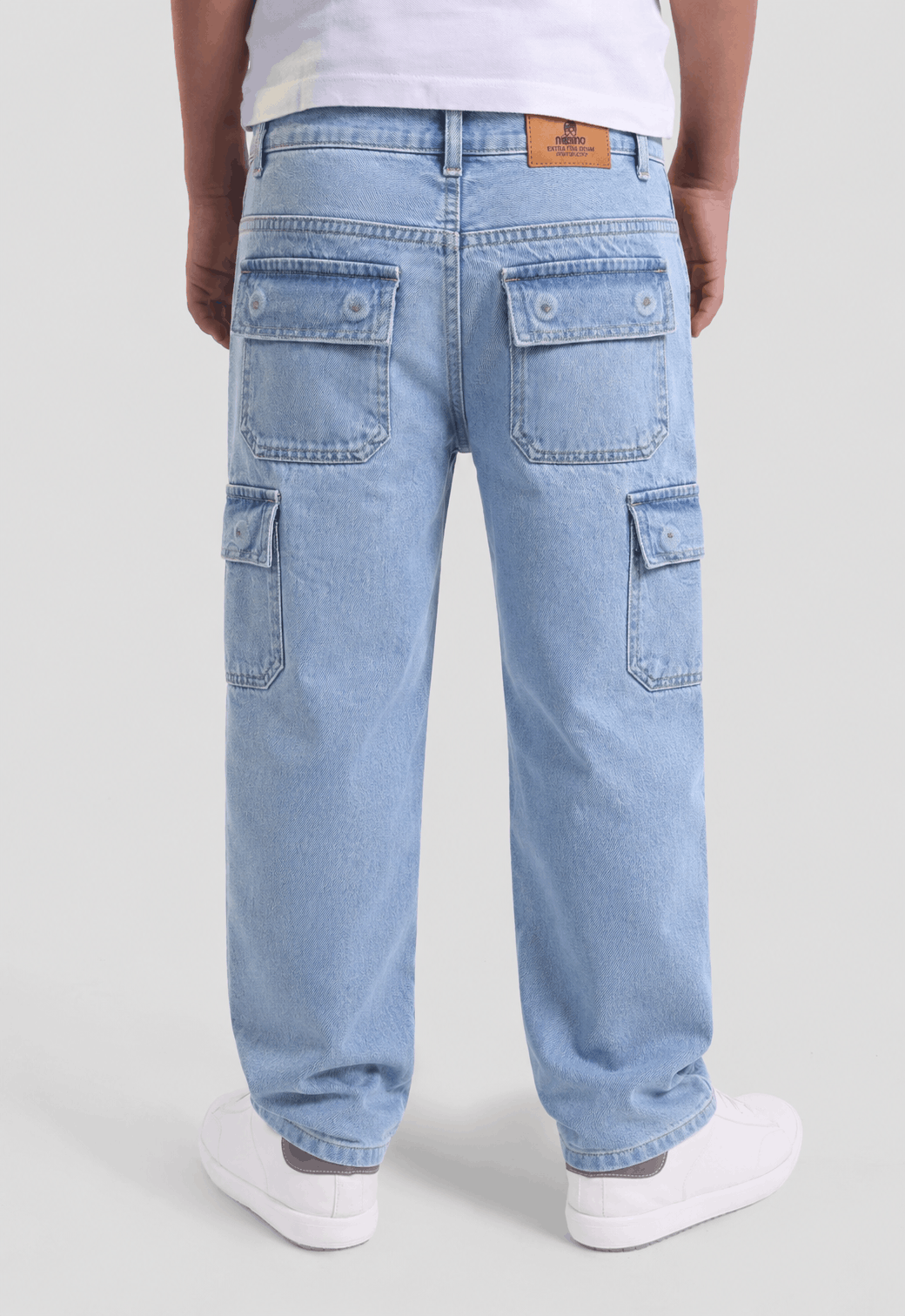 kids Wide Leg Denim Pant