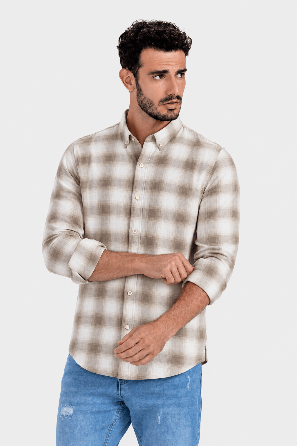 Slim Fit Checked Shirt