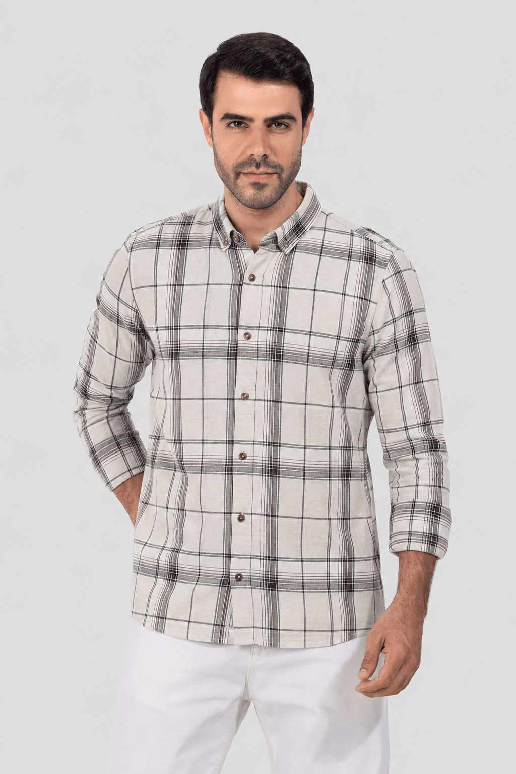 Slim Fit Checked Shirt