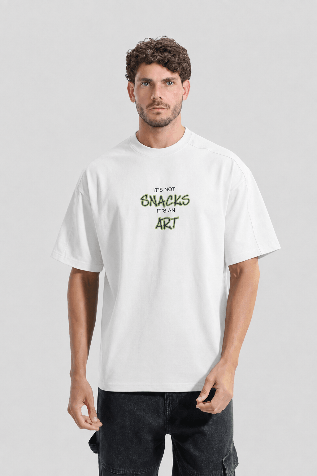 Crew Neck Over Size T-shirt