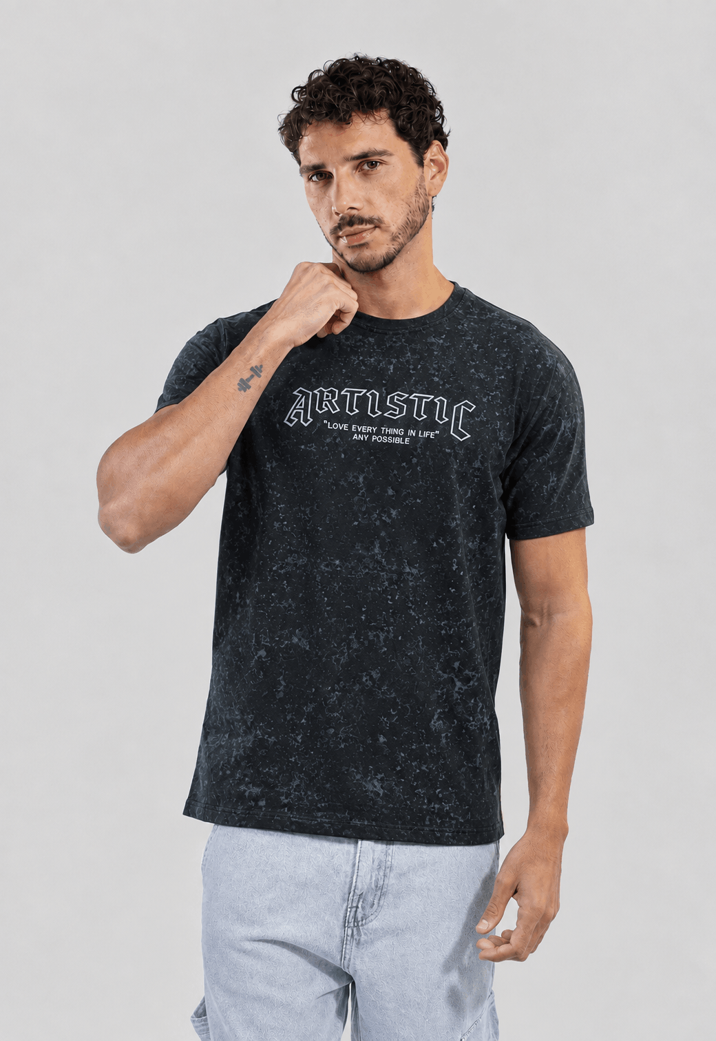 Crew Neck Printed T-Shirt