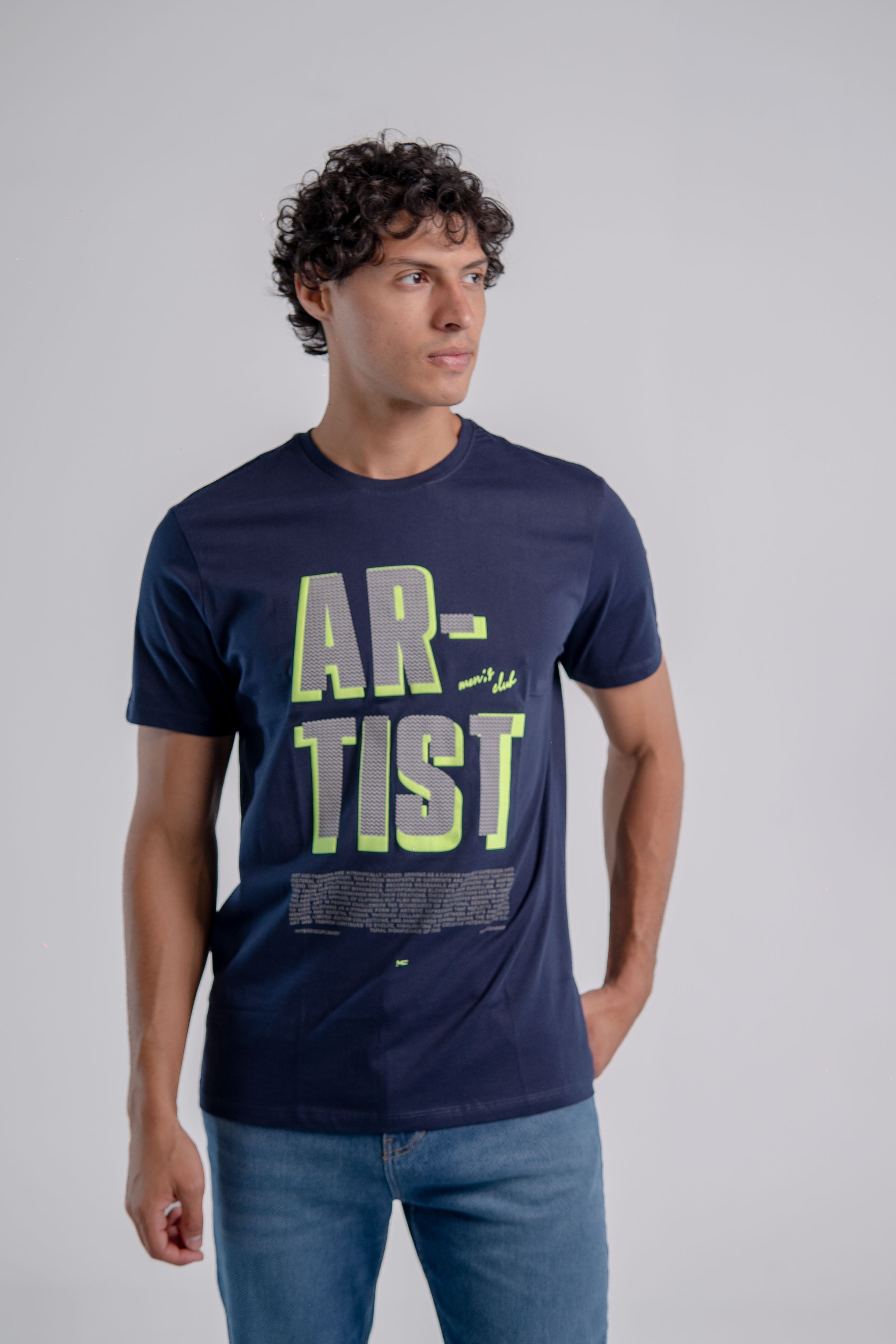 Crew Neck Printed T-shirt