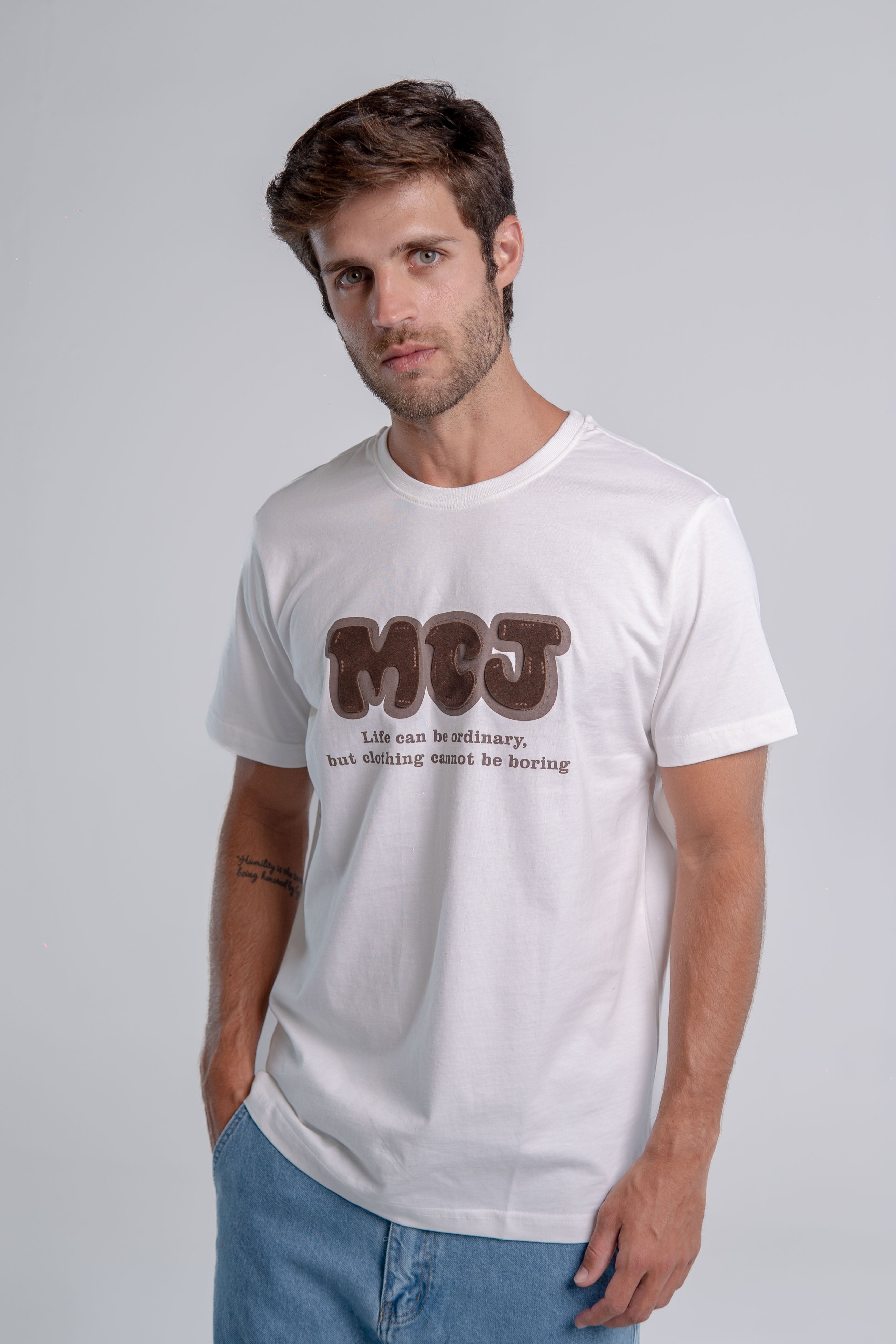 Crew Neck Printed T-shirt