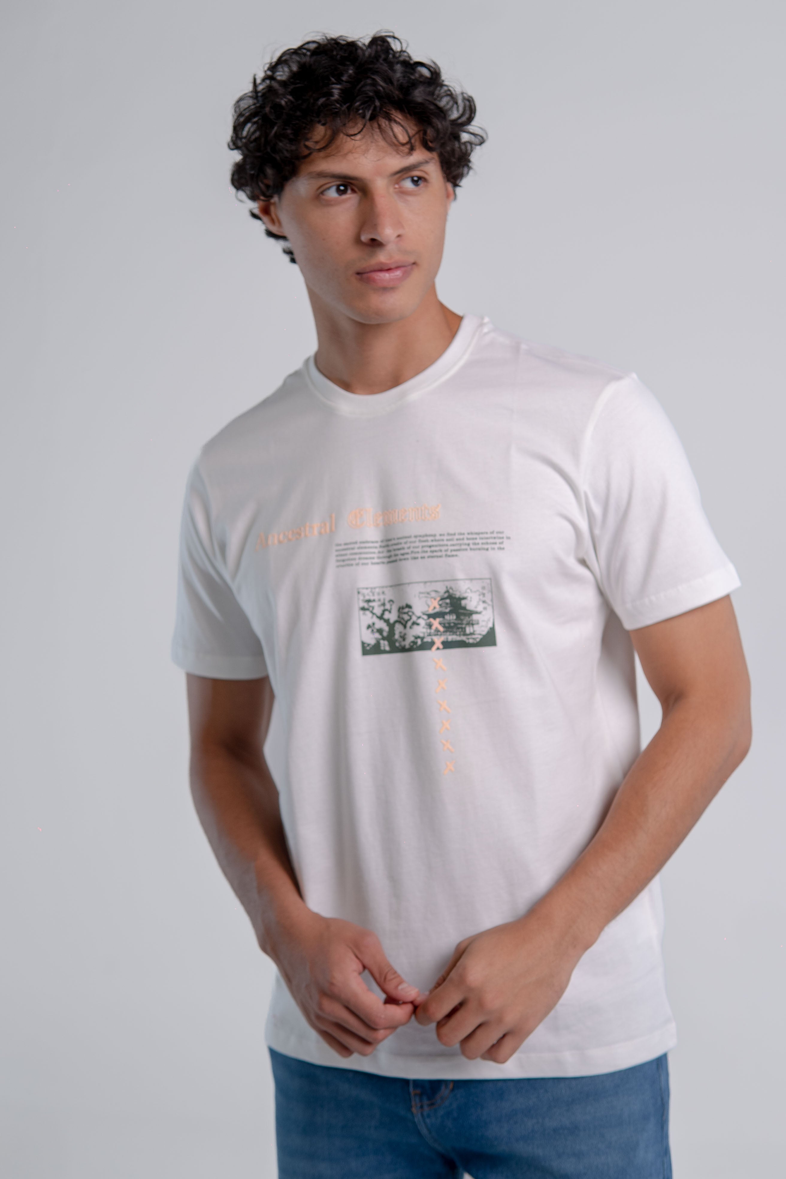Crew Neck Printed T-shirt