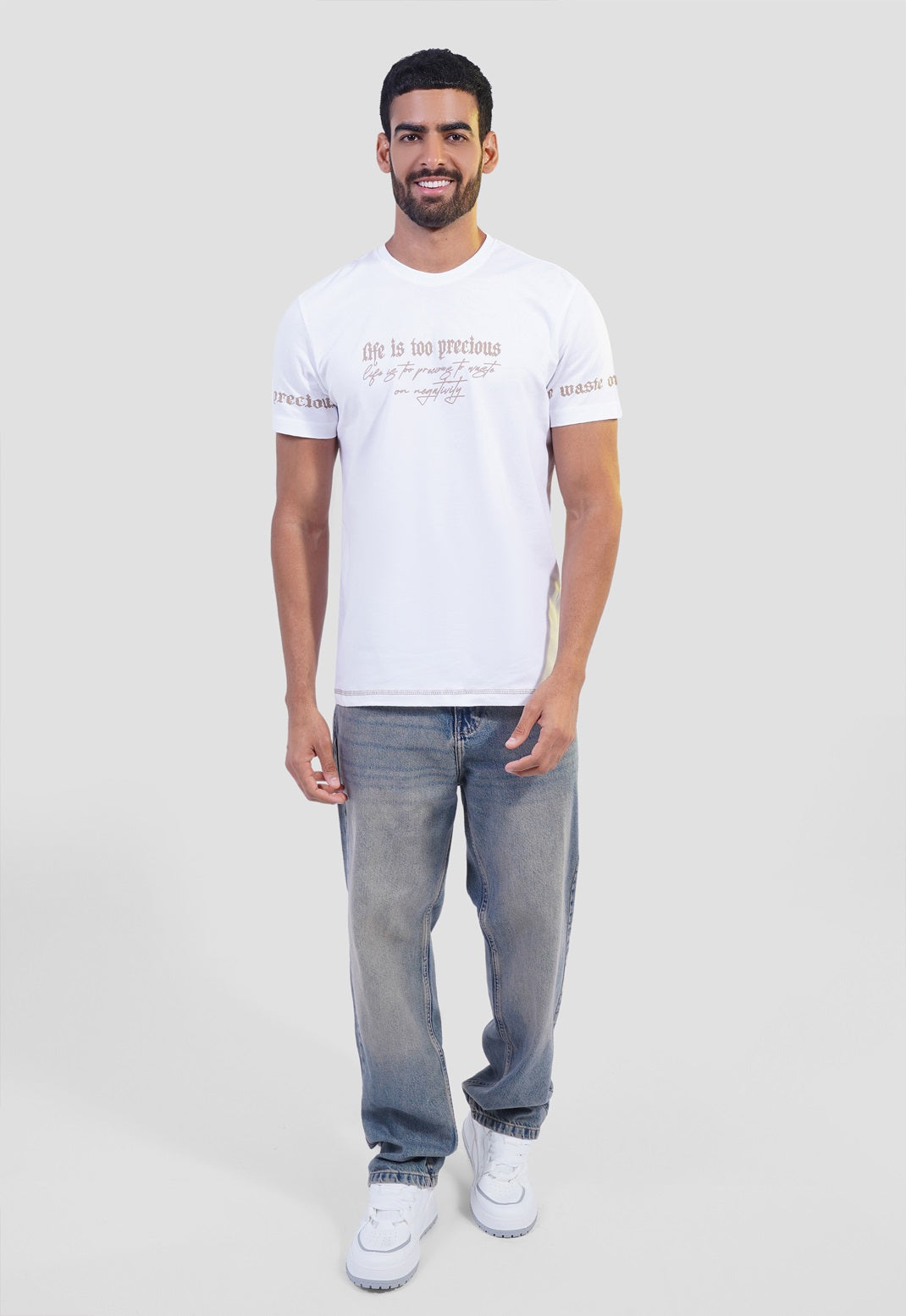 Crew Neck Printed T-Shirt