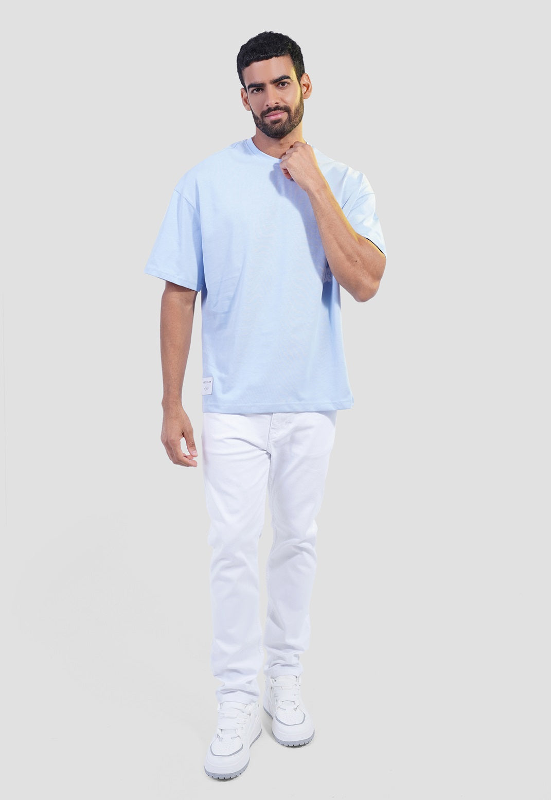 Crew Neck Over Size Printed T-shirt