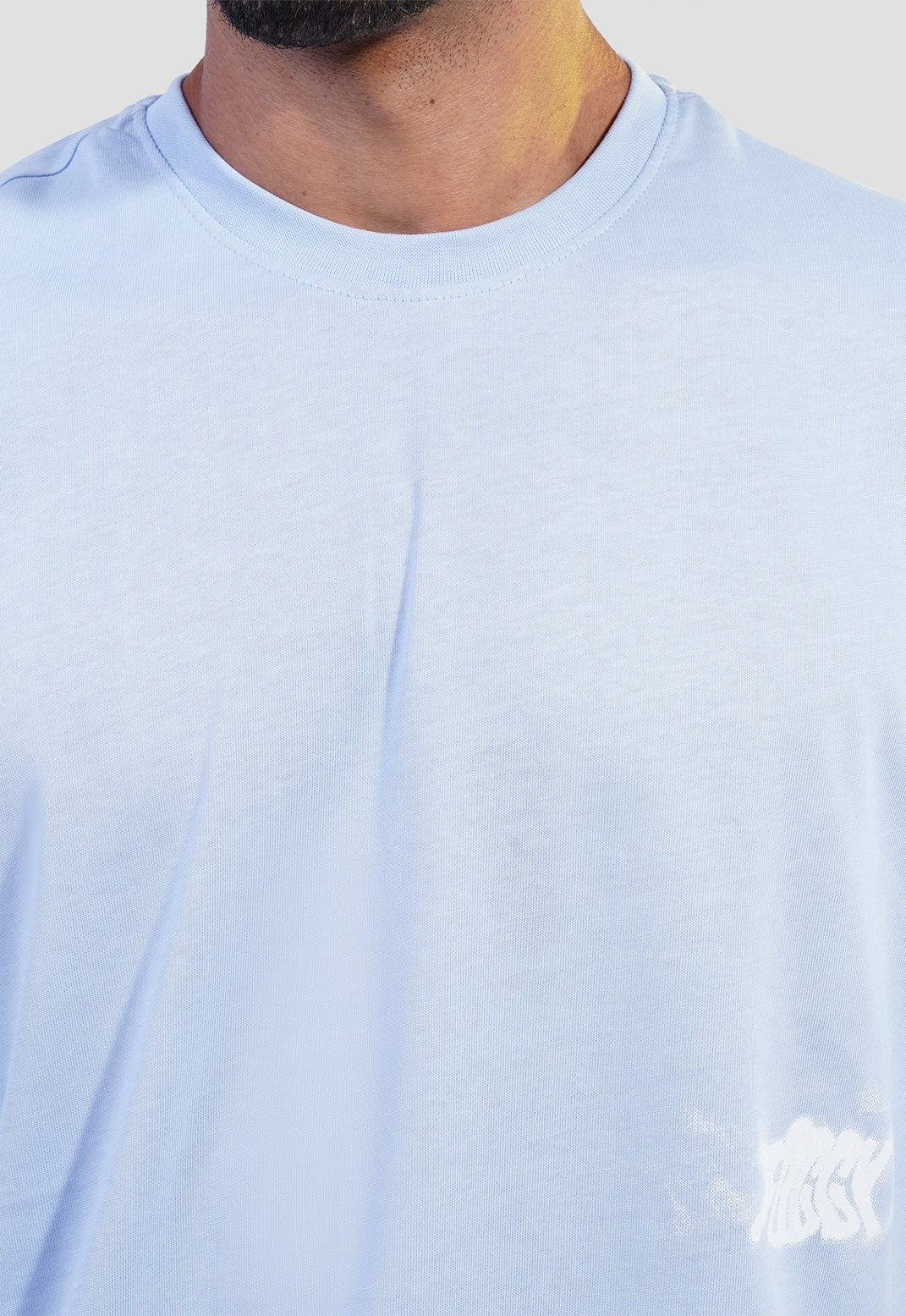 Crew Neck Over Size Printed T-shirt
