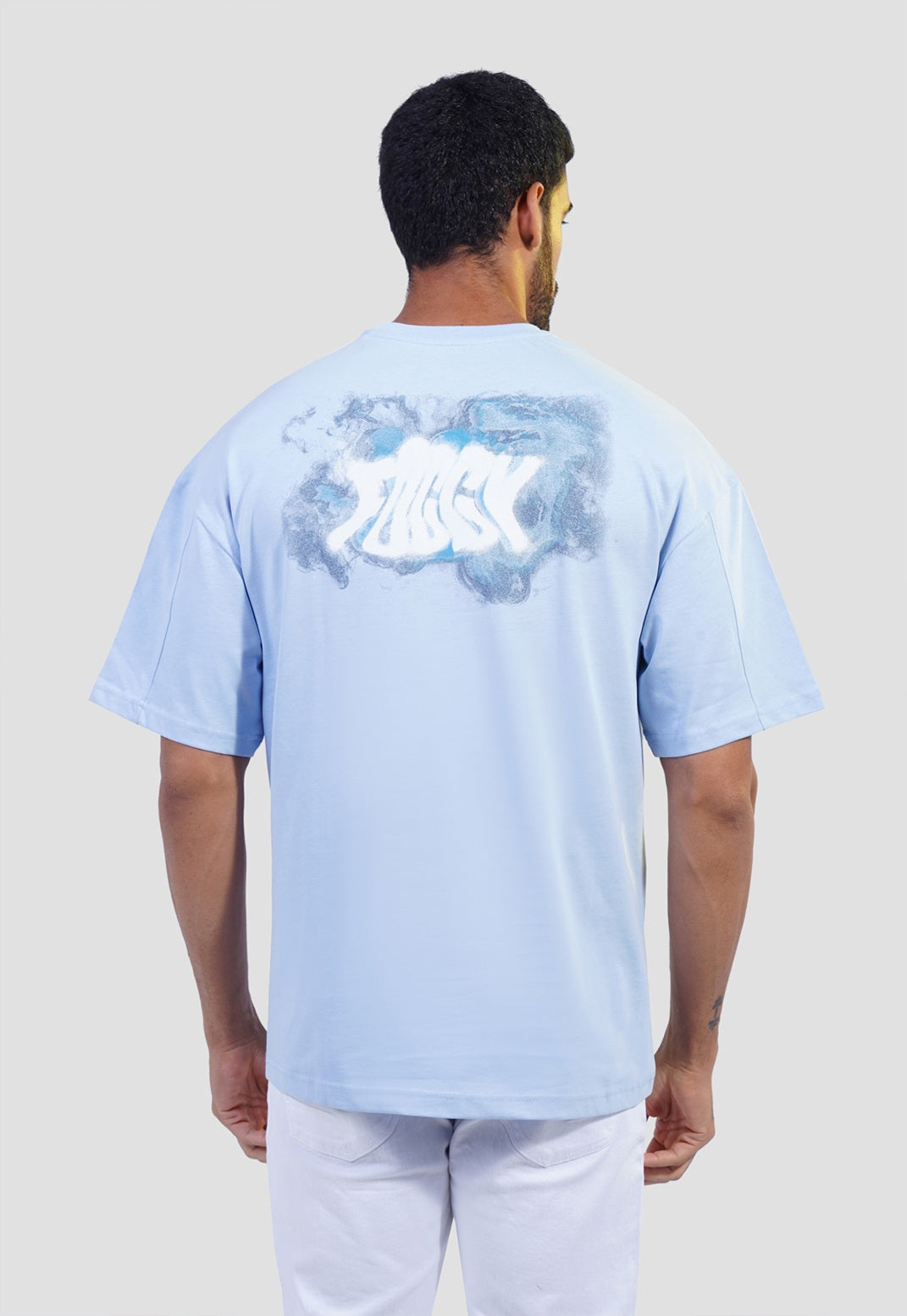 Crew Neck Over Size Printed T-shirt
