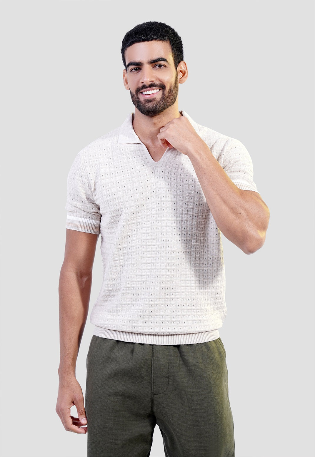 Knitted Polo Shirt