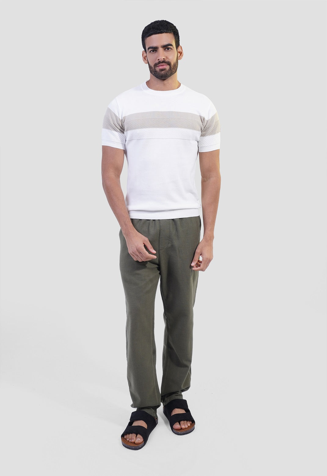 Crew Neck Knitted T-Shirt