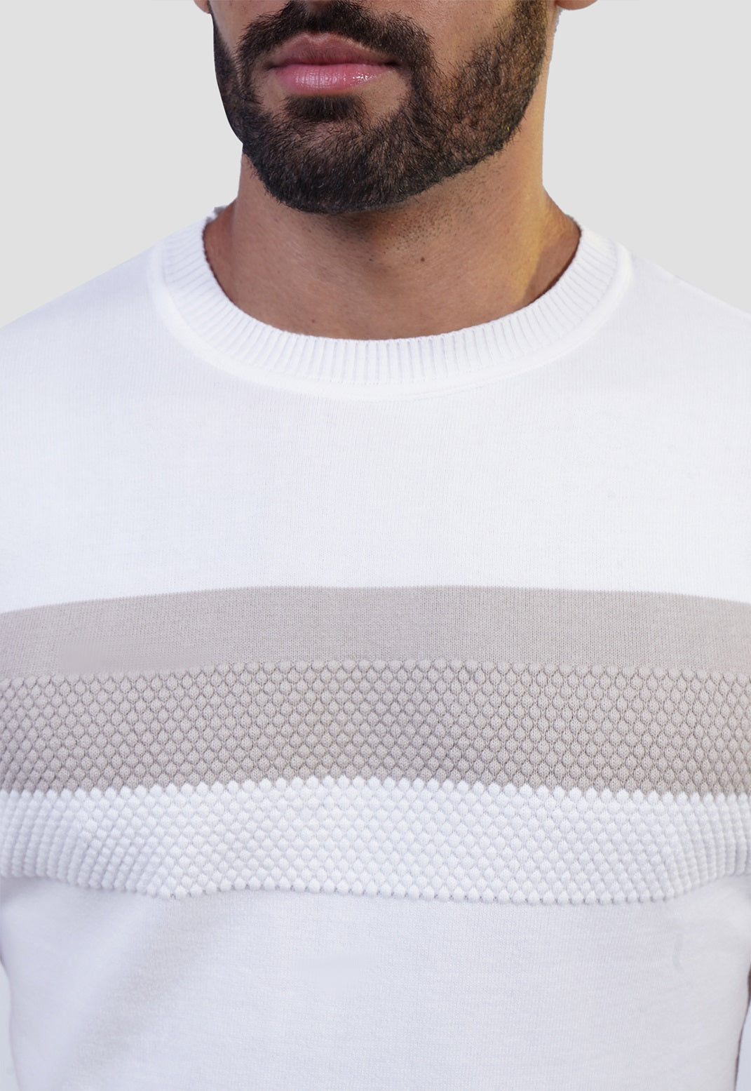 Crew Neck Knitted T-Shirt