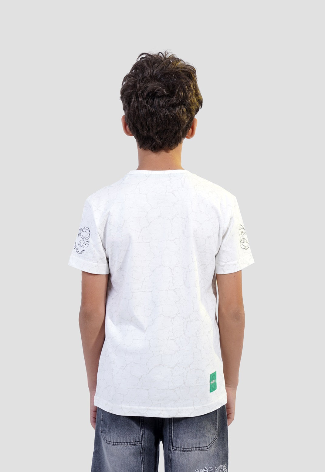 Kids Crew Neck Printed T-Shirt