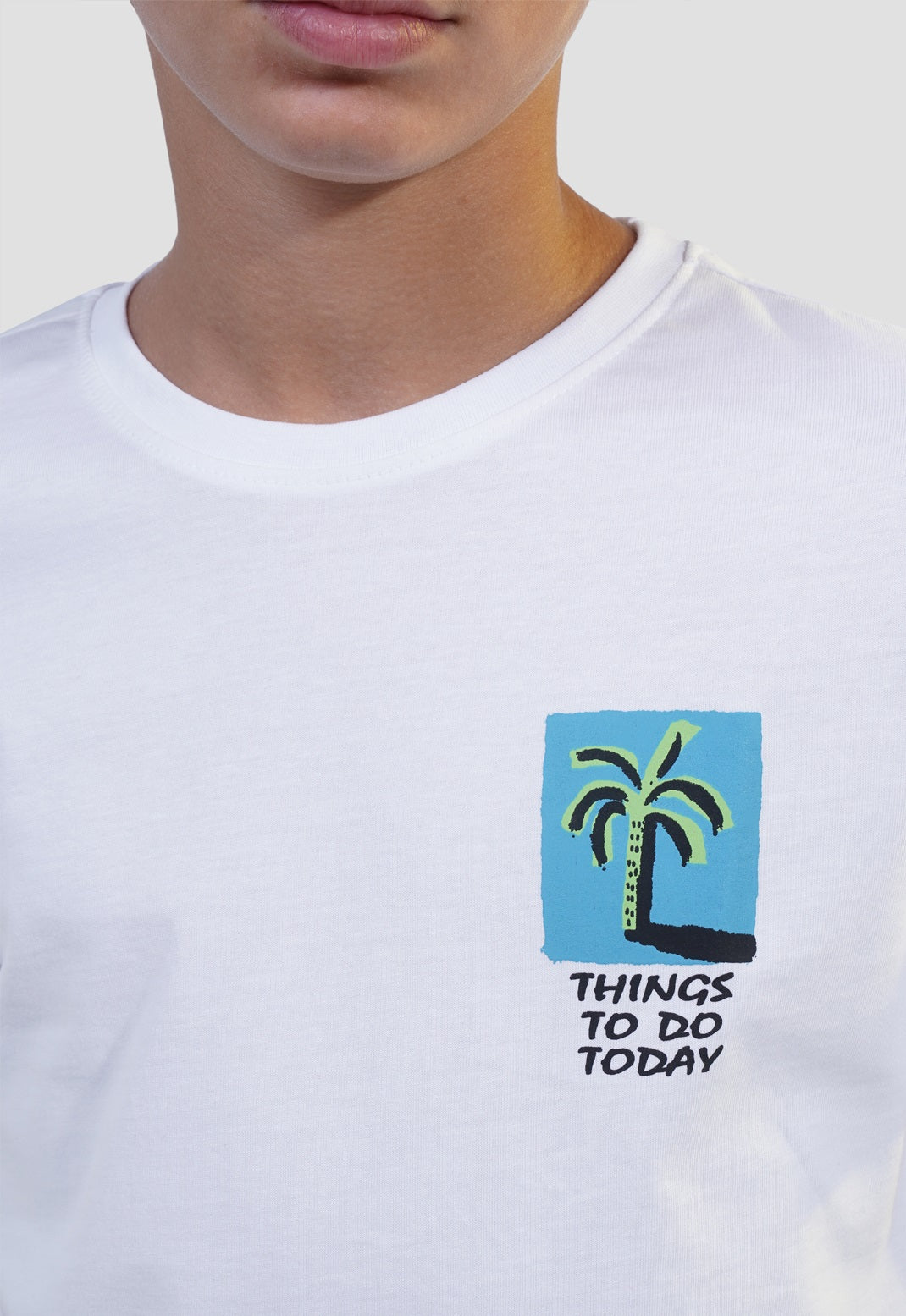 Kids Crew Neck Printed T-shirt