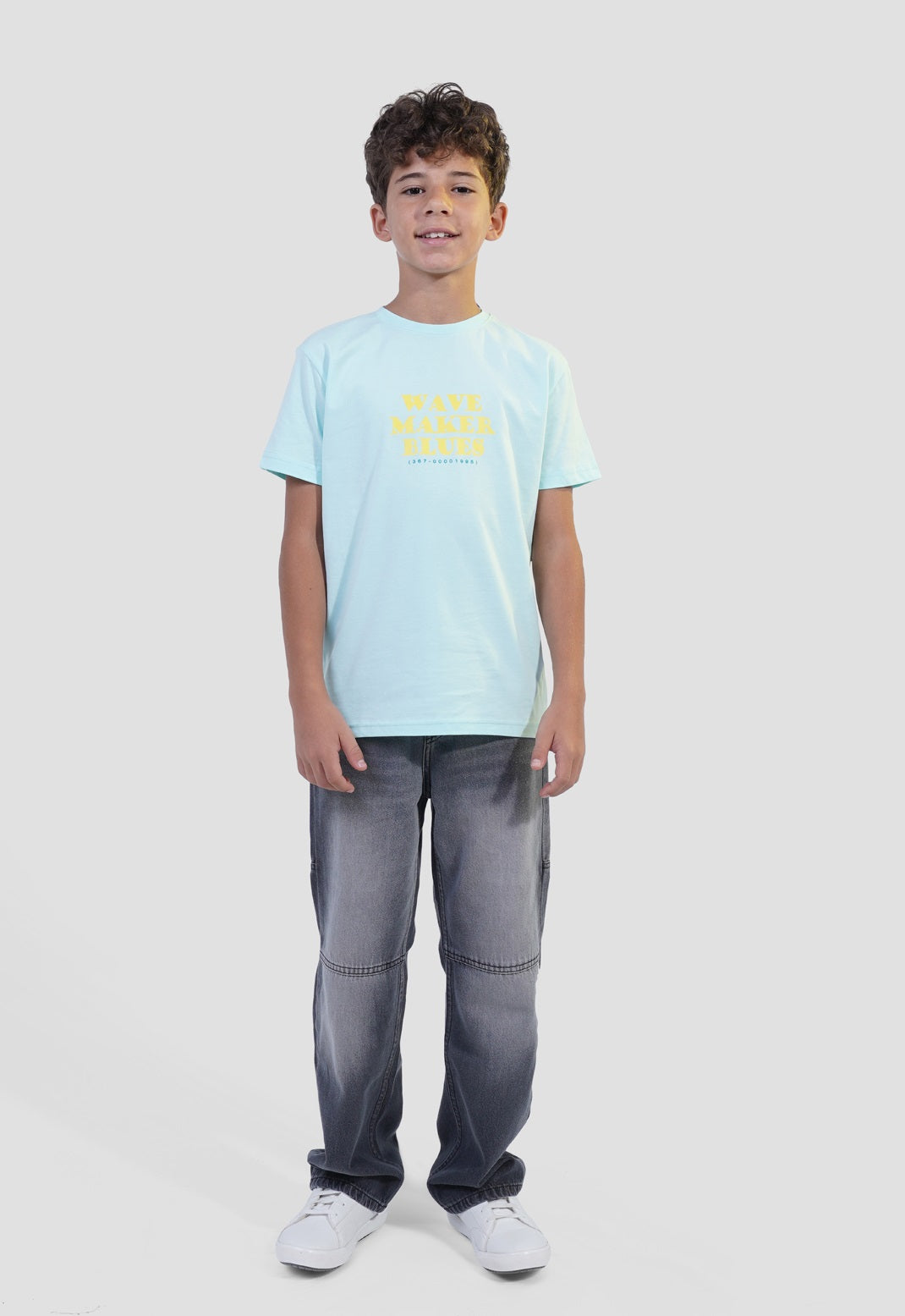 Kids Crew Neck Printed T-shirt
