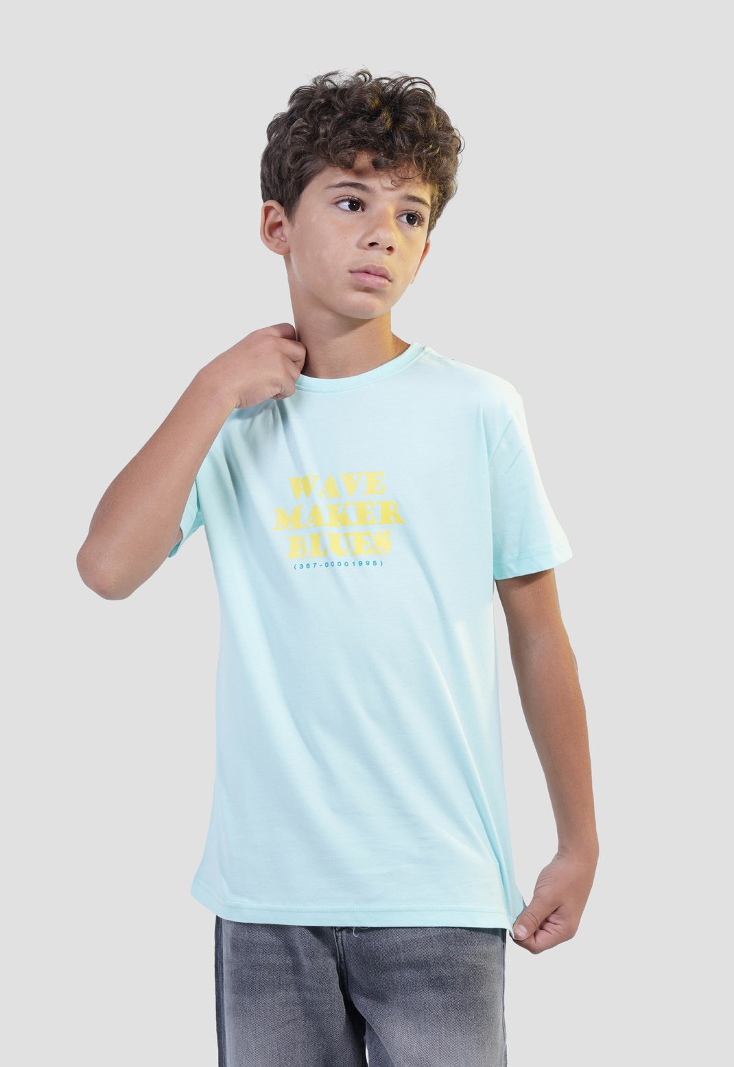 Kids Crew Neck Printed T-shirt