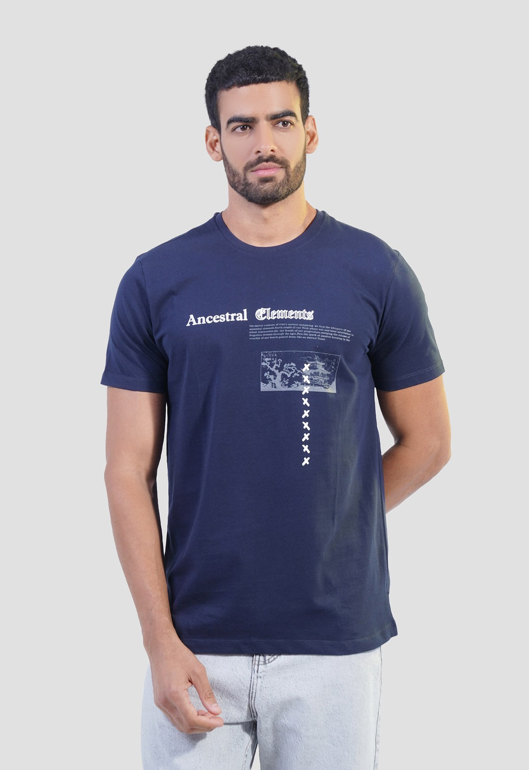 Crew Neck Printed T-Shirt